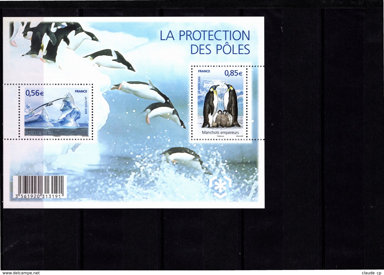 Blocs & Feuillets N° F4350 **--Protection Des Zones Polaires Et Des Glaciers--2009-- Timbres N° 4350 & 4351 - Neufs