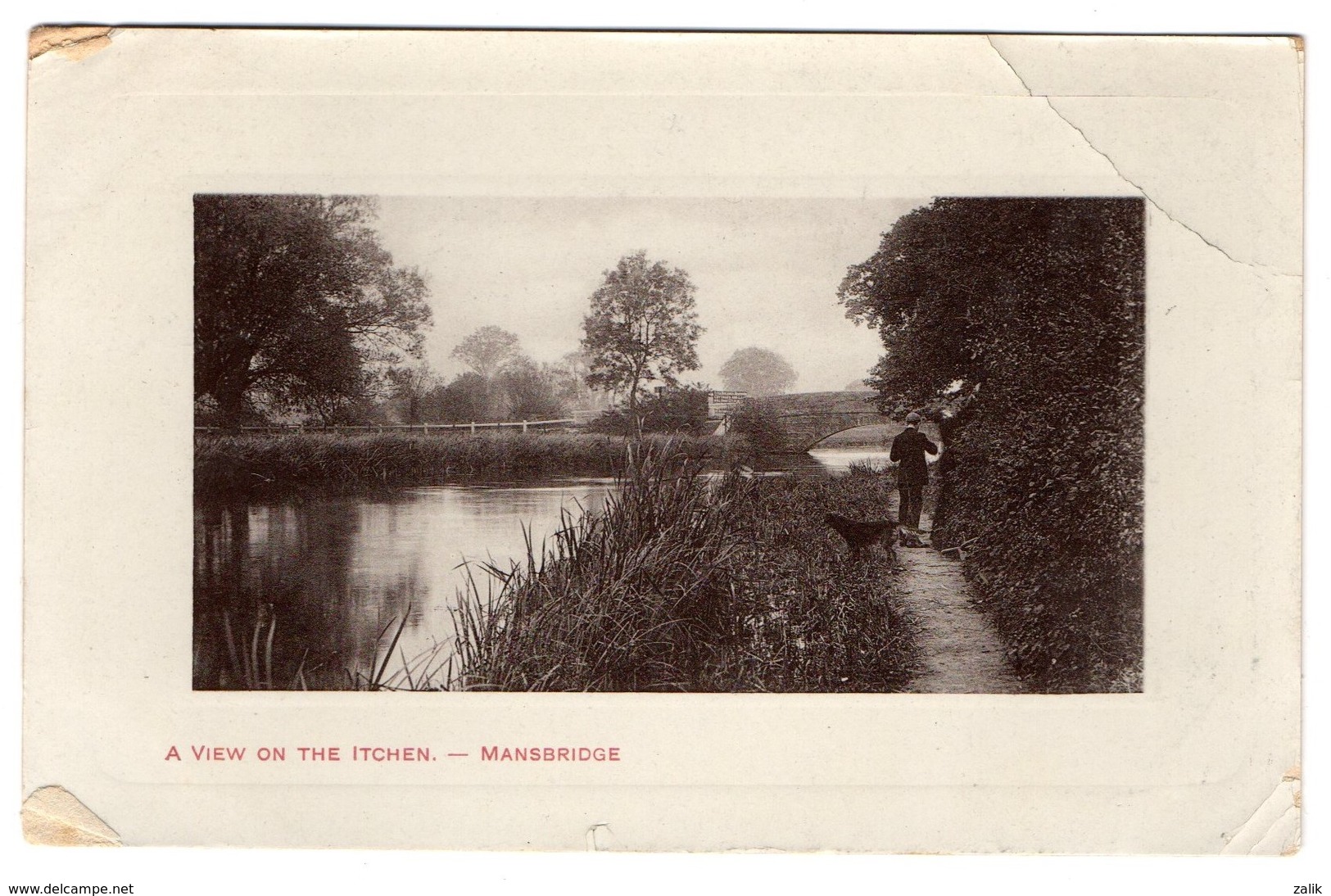 CPA - Photo -  A View On The Itchen. Mansbridge - Autres & Non Classés