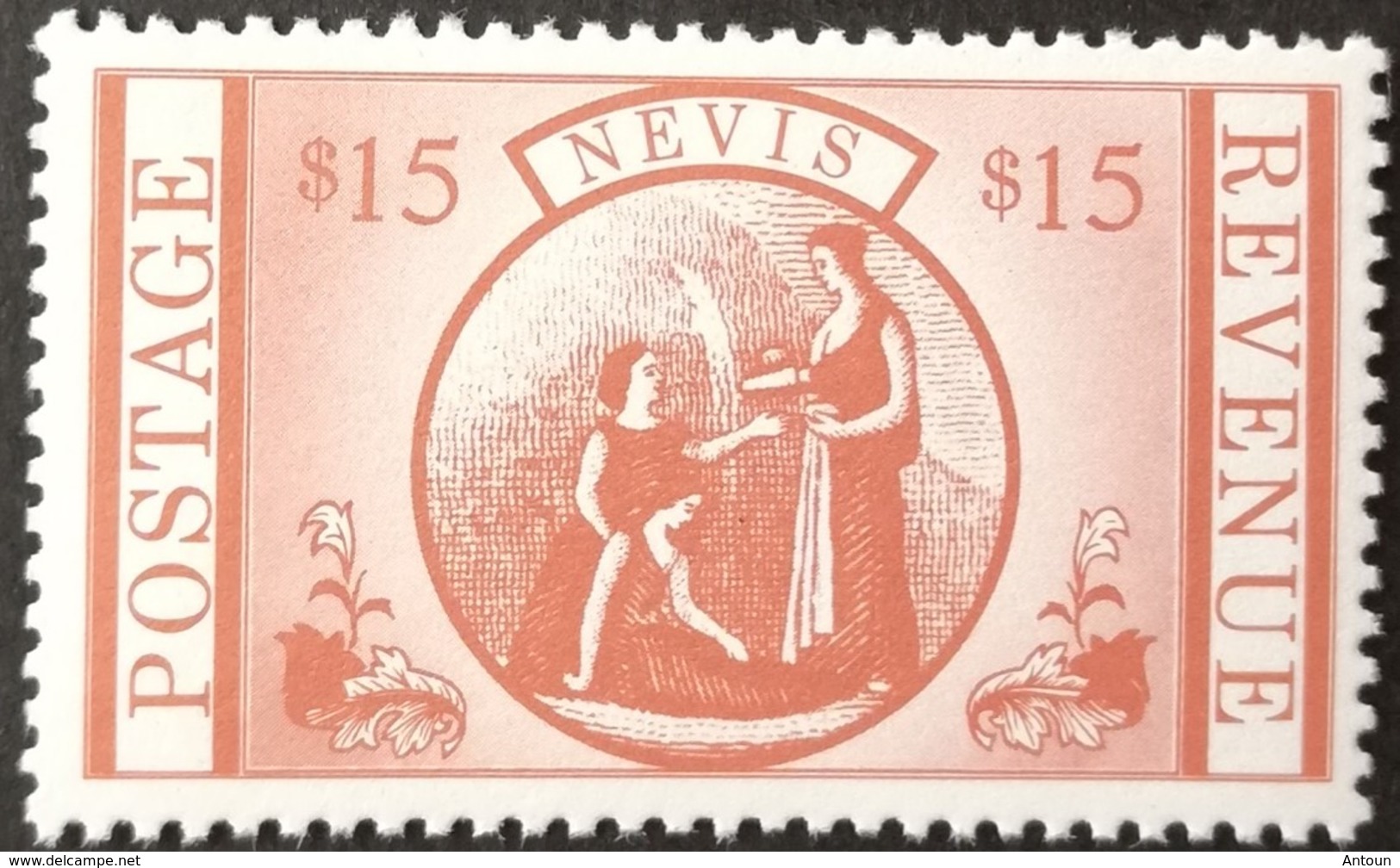 Nevis 1984 Seal Of The Colony - Antillas Holandesas