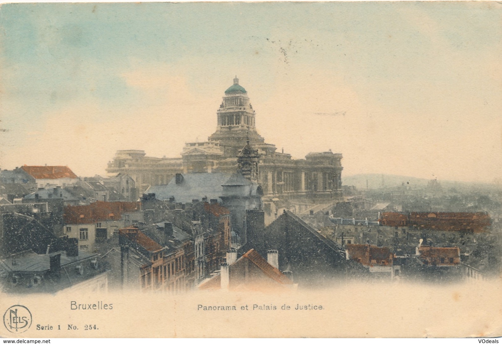 CPA - Belgique - Brussels - Bruxelles - Panorama Et Palais De Justice - Panoramische Zichten, Meerdere Zichten