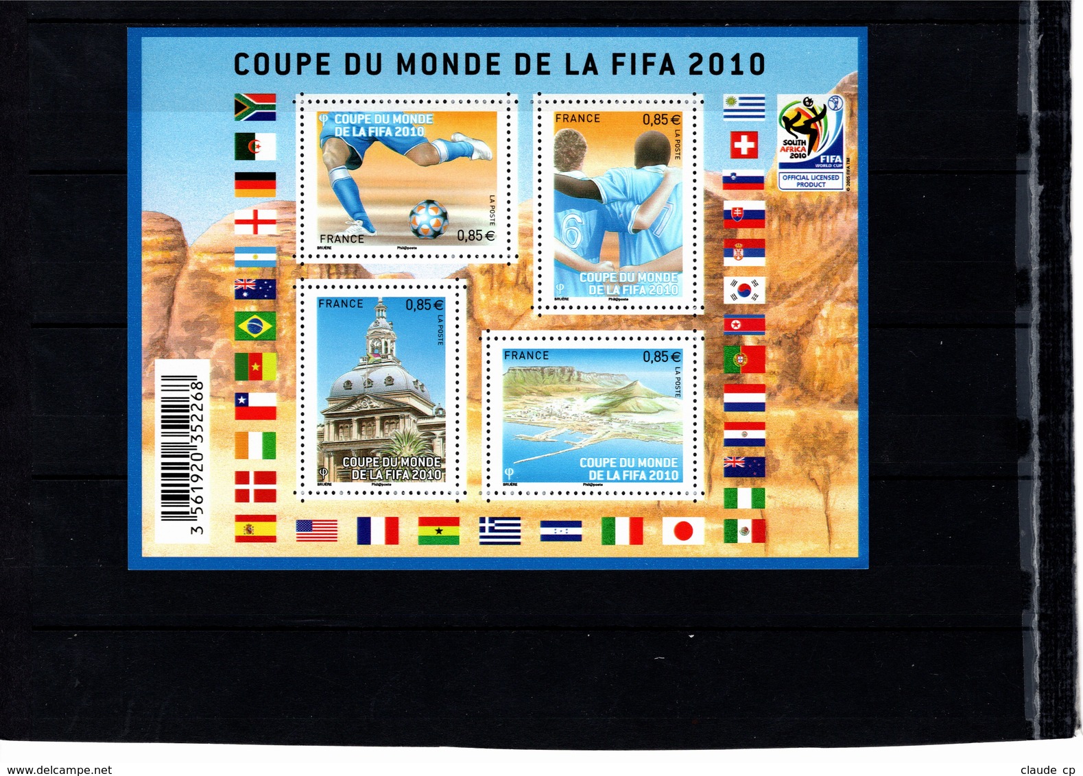 Blocs & Feuillets N° F4481 **--Coupe Du Monde FIFA 2010--2010-- Timbres N° 4481 à 4484 - Neufs