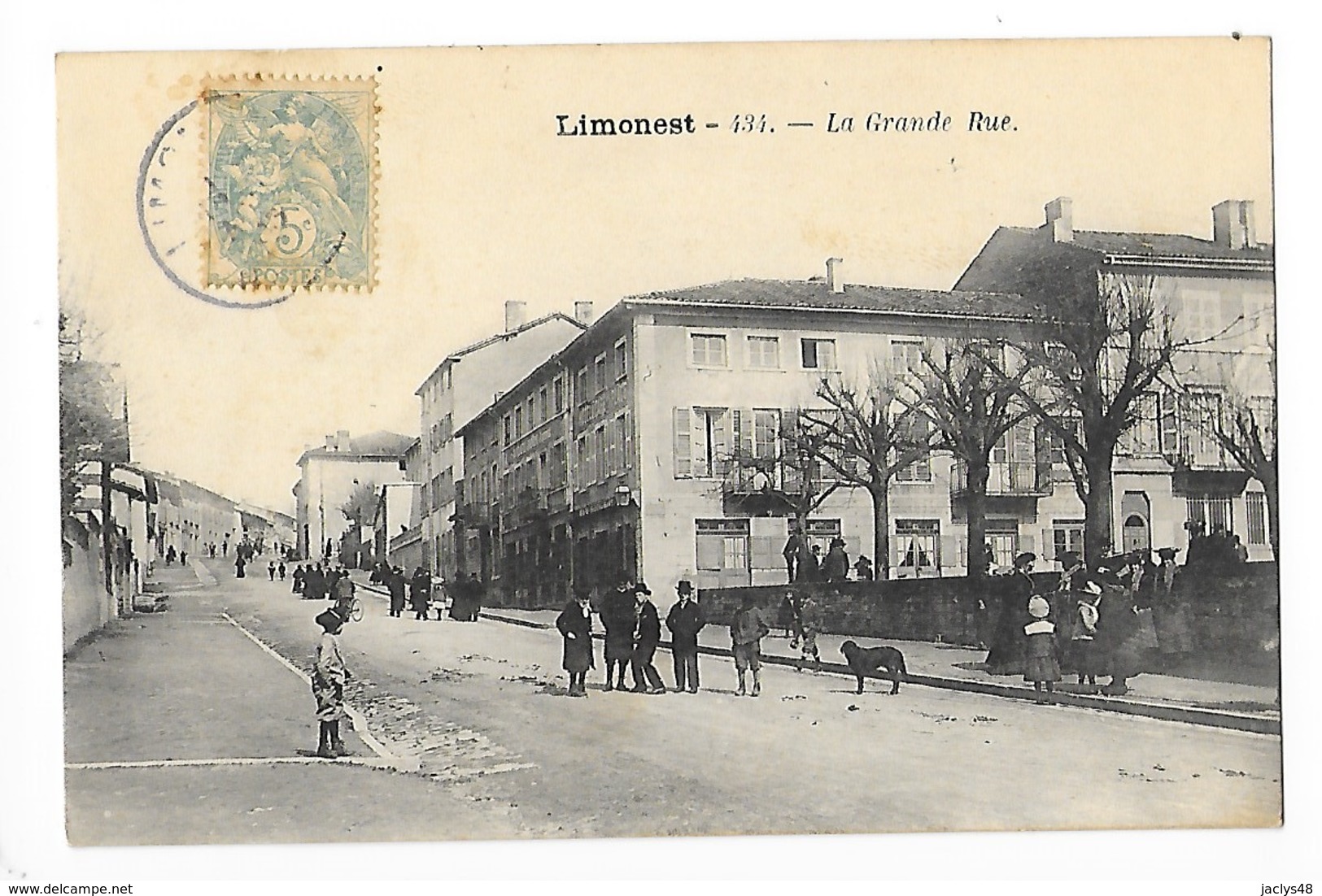 LIMONEST  (cpa 69)  La Grande Rue  -  L 1 - Limonest
