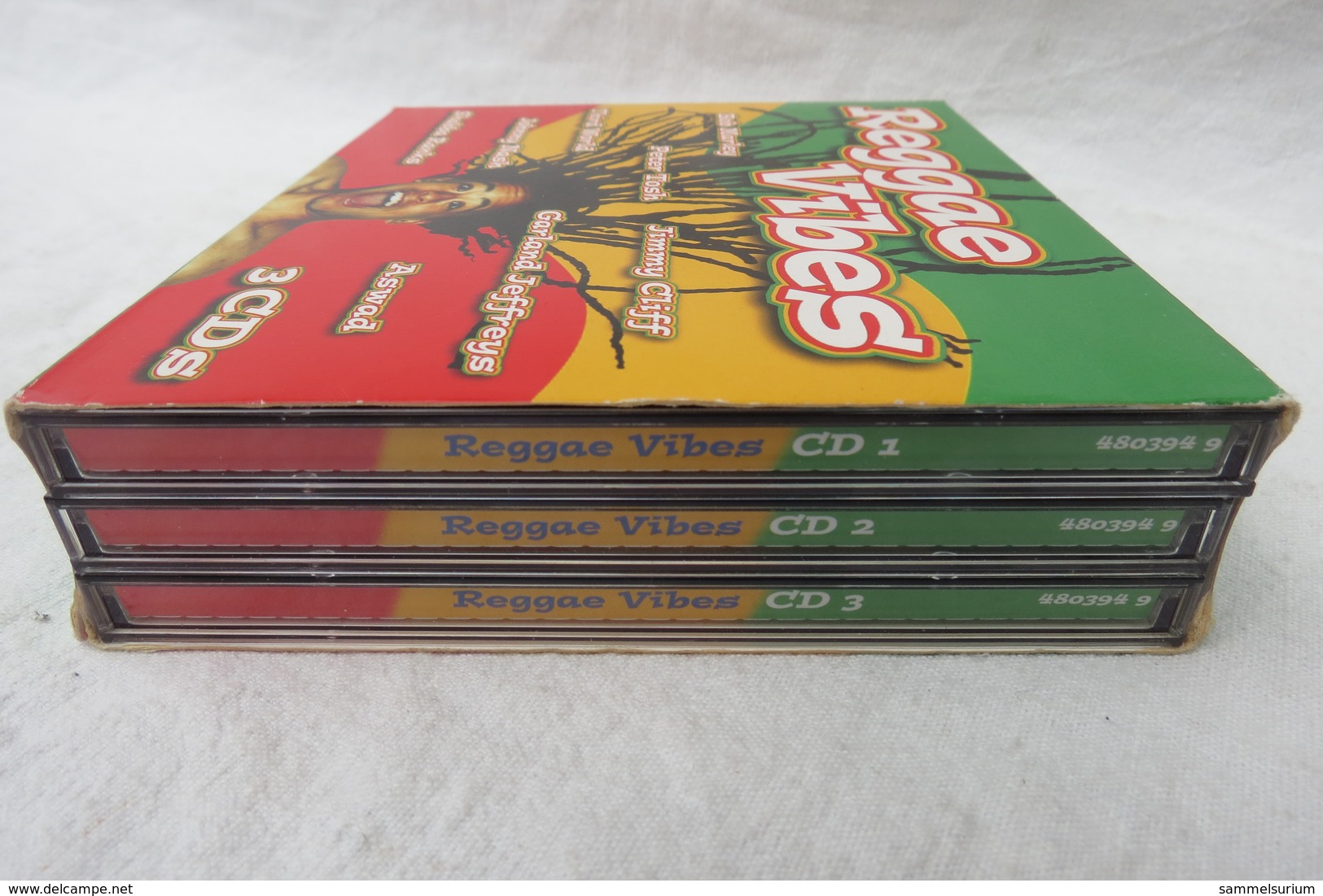 3 CDs "Reggae Vibes" Div. Interpreten - Reggae