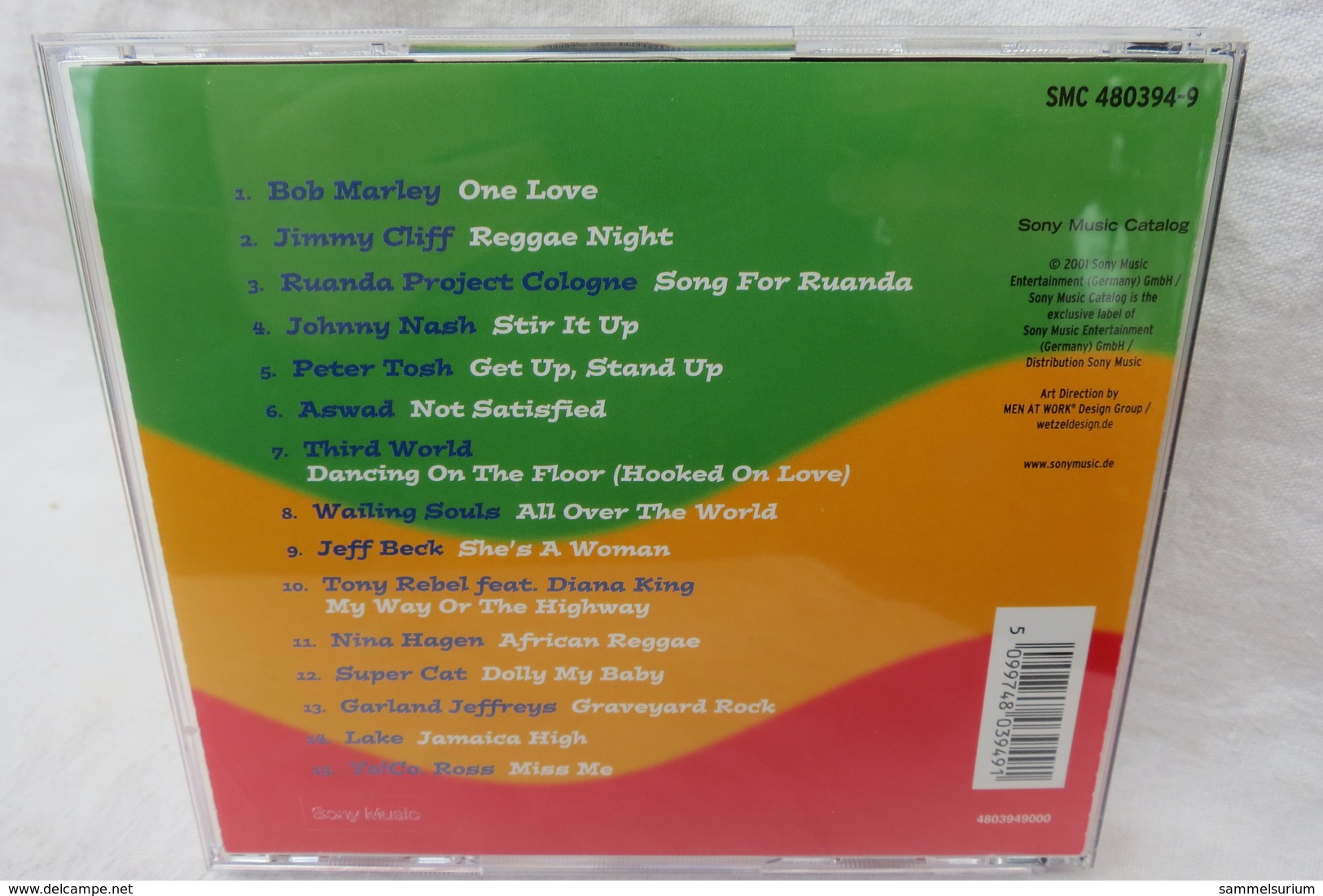 3 CDs "Reggae Vibes" Div. Interpreten - Reggae