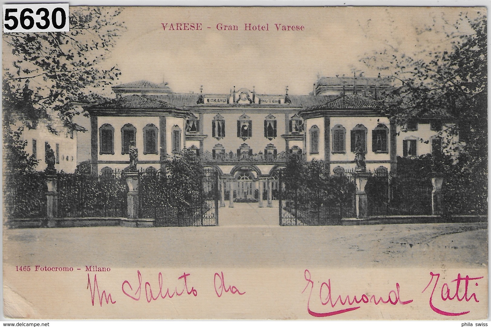 Varese - Grand Hotel Excelsior - Varese