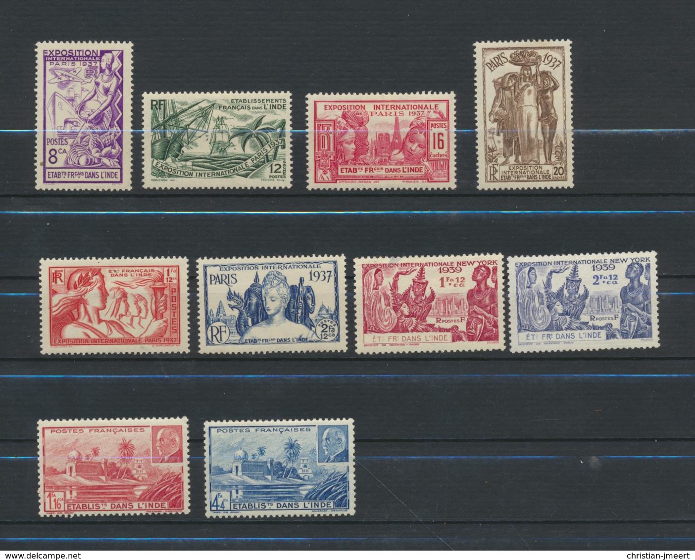 Inde établissement  Lot  De 29 Timbres MH X  Avec Traces De Charnières - Unused Stamps