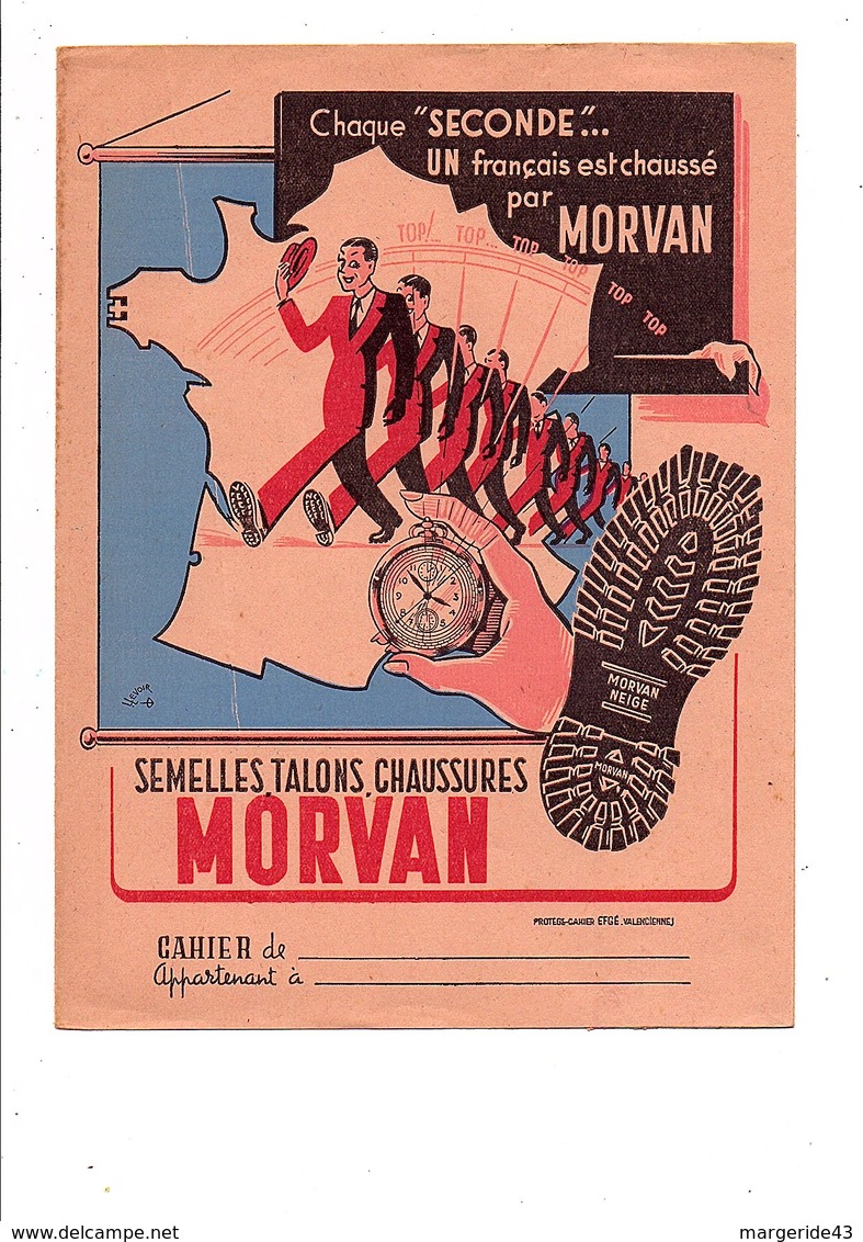 PROTEGE-CAHIER MORVAN SEMELLES TALONS CHAUSSURES - DESSIN DE LEVOIR - Book Covers