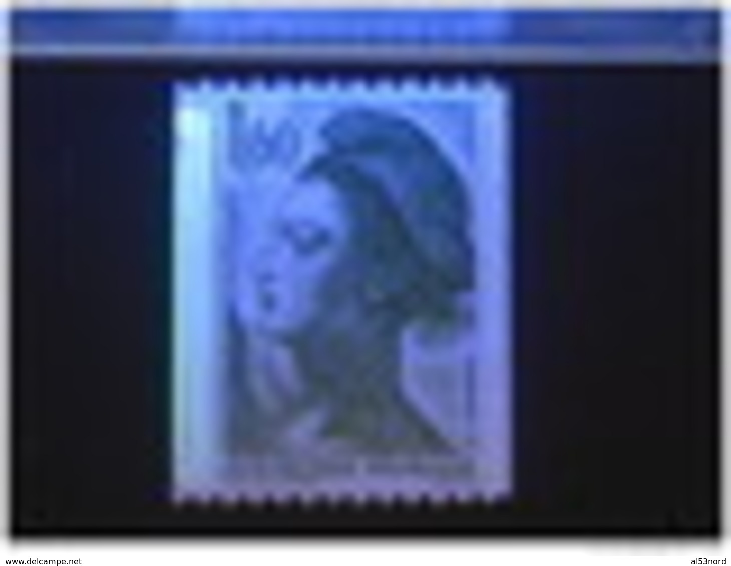 4 VARIETES DIVERSES DE PHOSPHORE SUJET LIBERTE. - Used Stamps