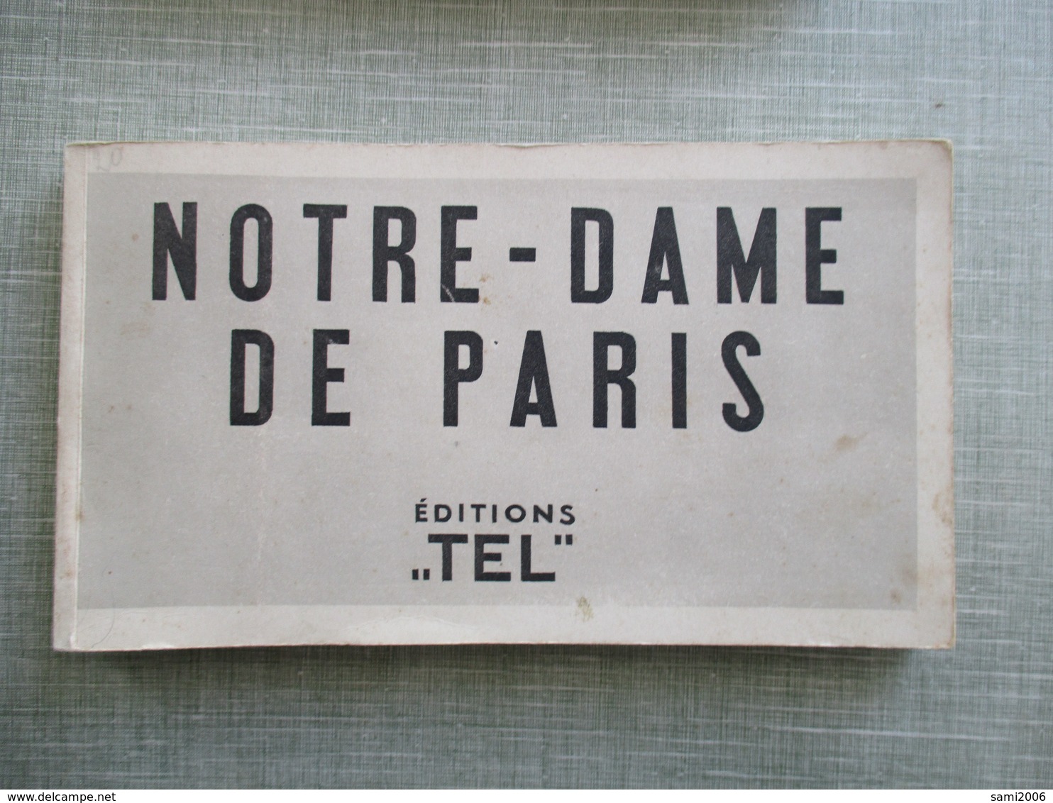 CARNET DE 35 CPA DETACHABLES 75 PARIS NOTRE DAME EDITIONS "TEL" - Notre Dame De Paris