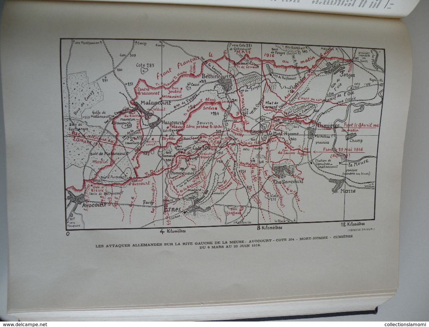 Verdun 1914-1918 Collaboration de plusieurs Anciens Combattants des 2 côtés (1934 de J. Péricard)