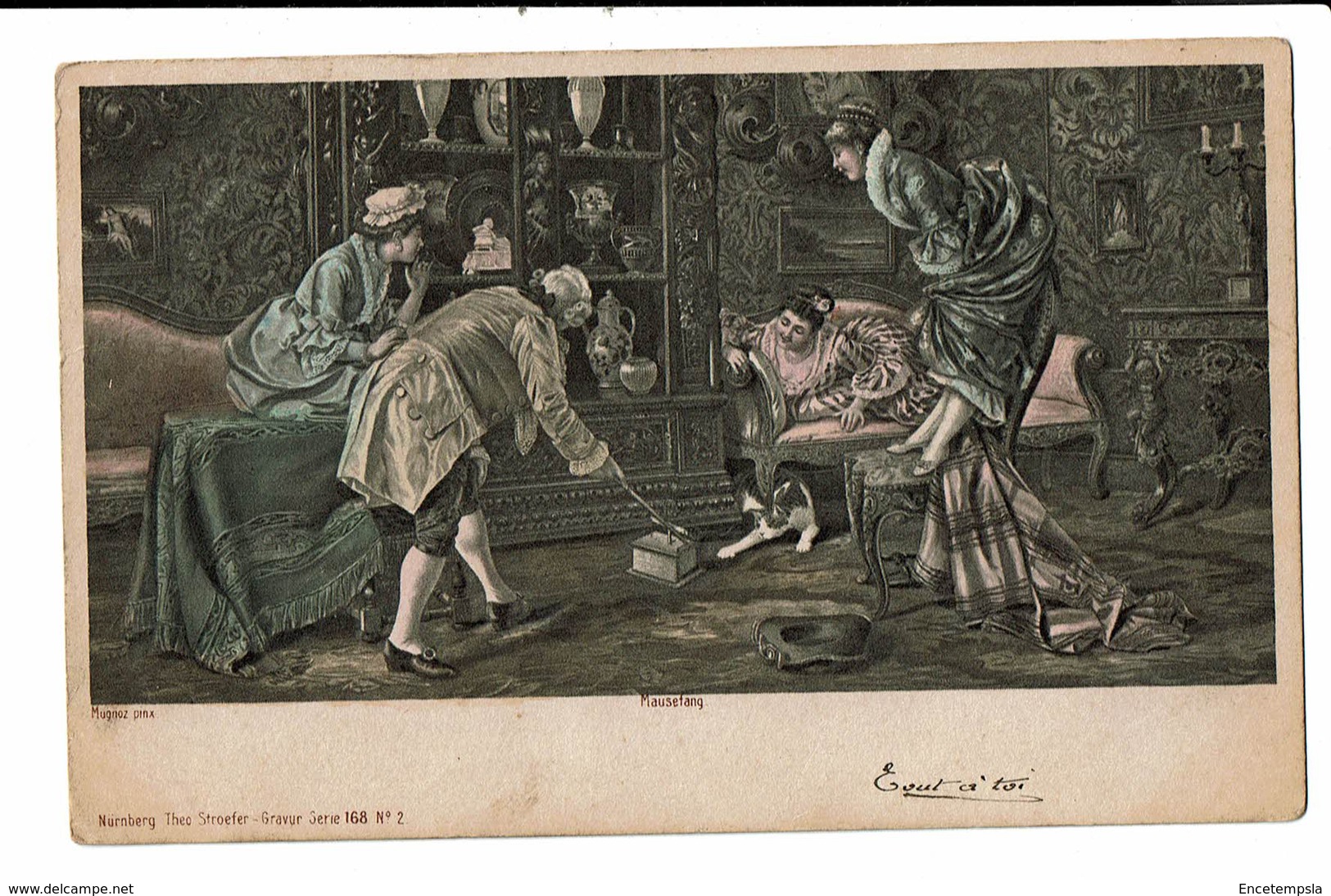 CPA - Carte Postale-Belgique-Fantaisie The  Stroefer Gravur -1906-VM2504 - Peintures & Tableaux