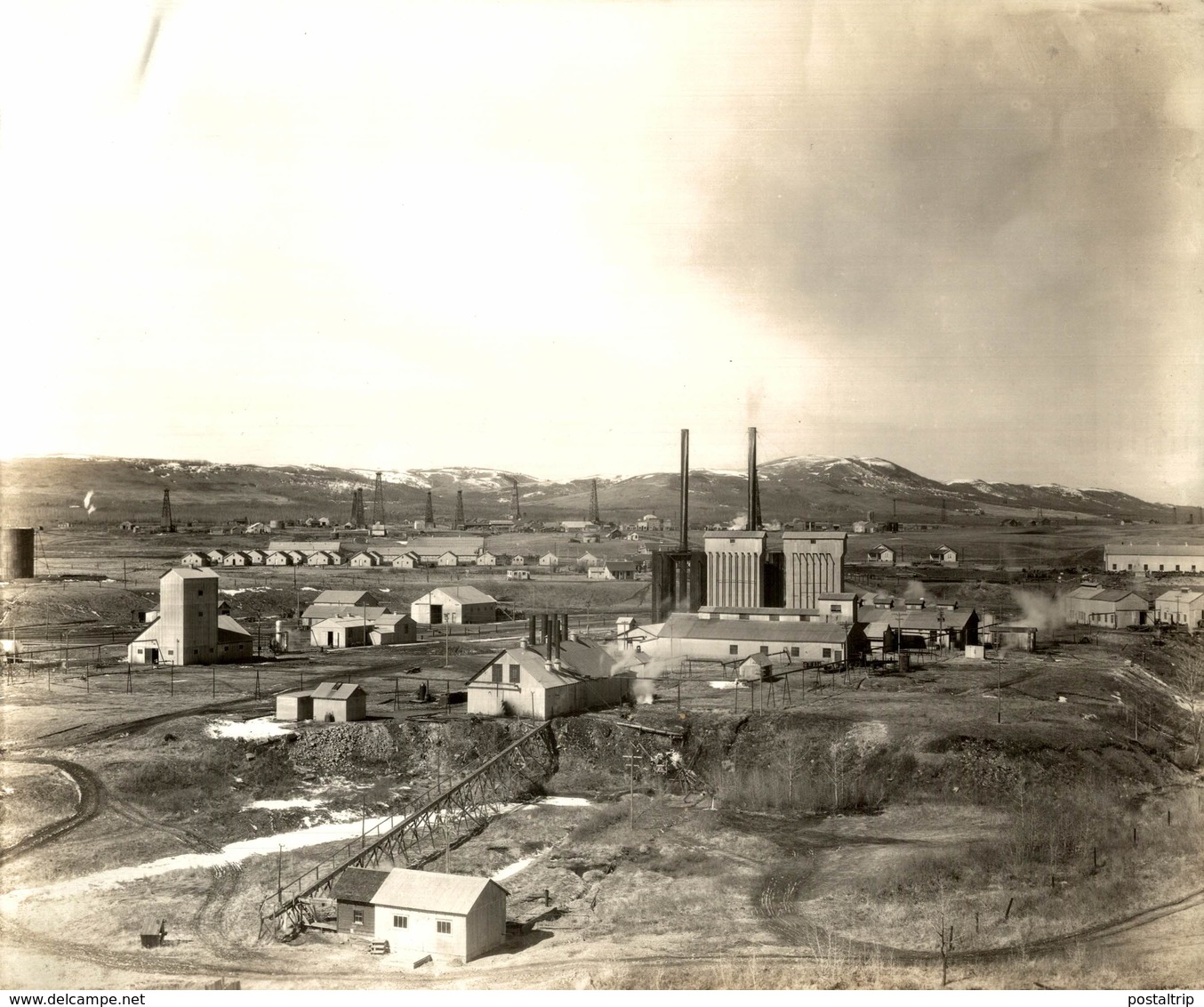 Turner Valley Calgary Alberta, Canada MINERIA, MINIERE, MIJNBOUW, BERGBAU  Fonds Victor FORBIN (1864-1947) - Profesiones