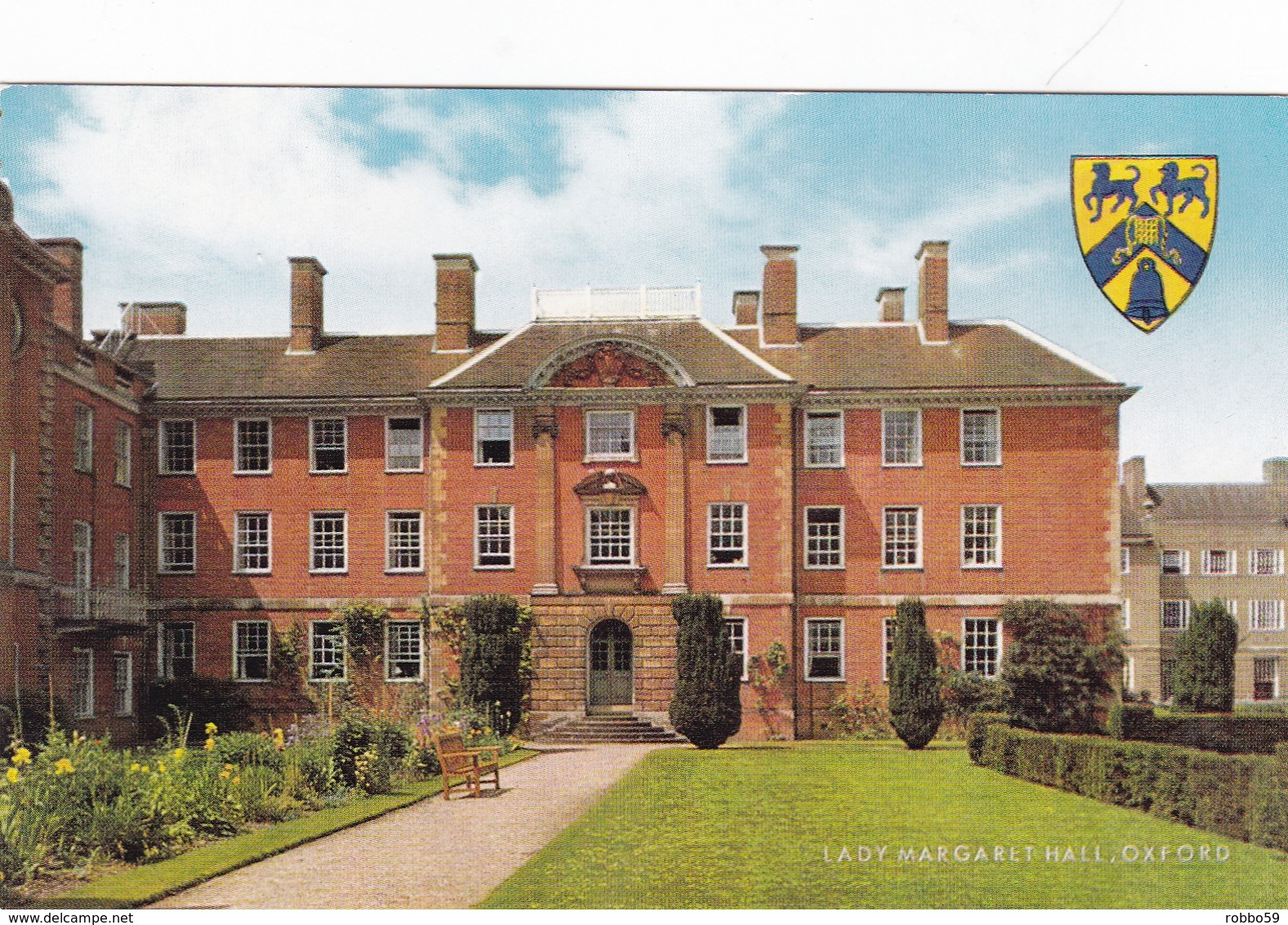 England Oxfordshire Oxford Lady Margaret Hall Postcard Unused Good Condition - Oxford