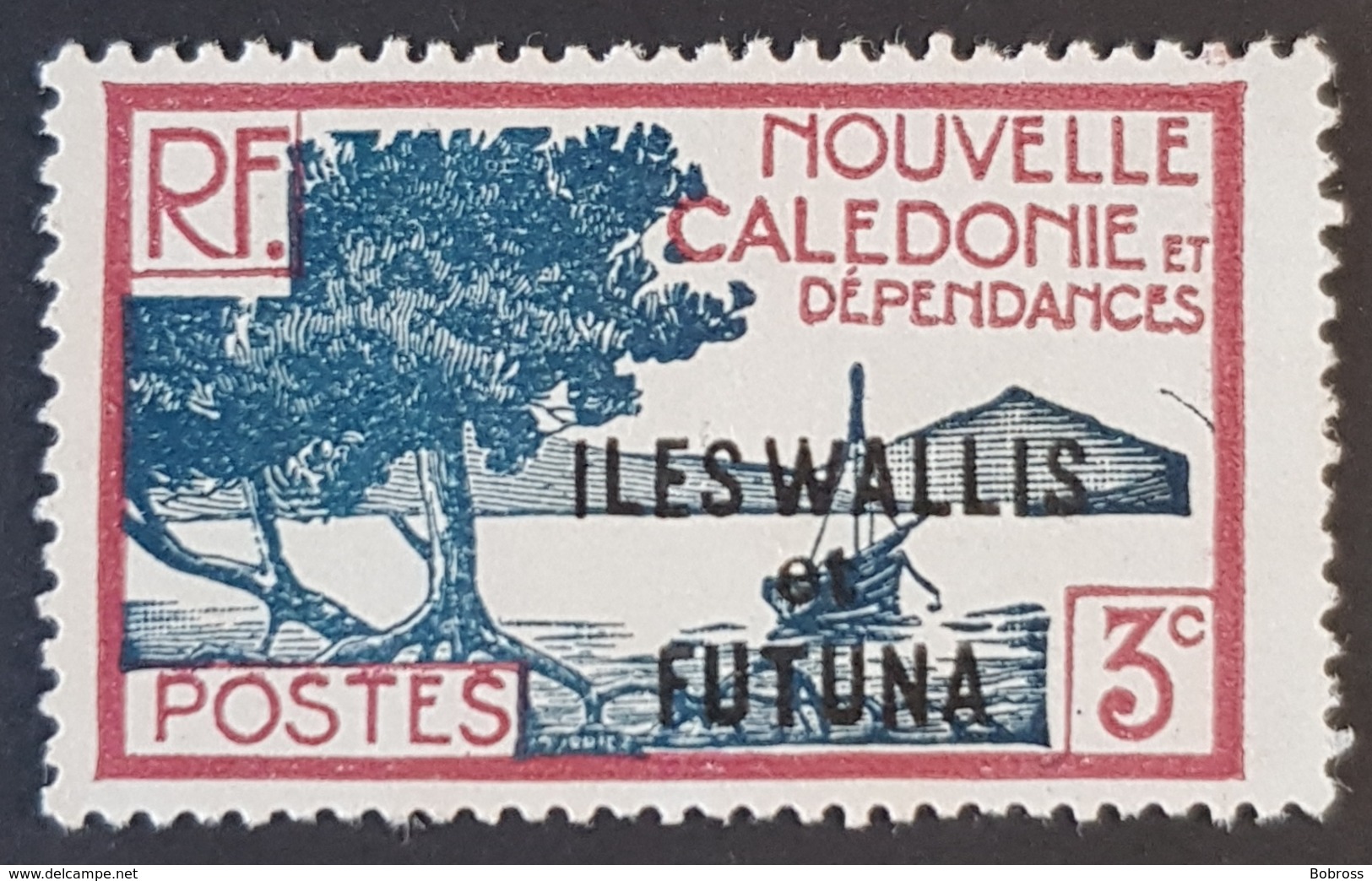 1939 New Caledonia Postage Stamps Overprinted "Iles Wallis Et Fortuna", Republique Française, *,**, Or Used - Used Stamps