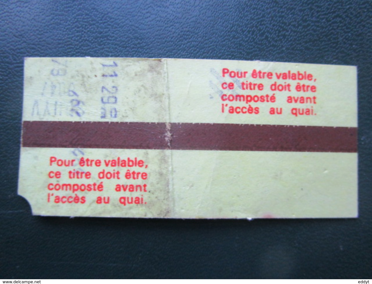 TICKET  SNCF  RATP RER Métro -  PARIS - ST QUENTIN, MONTPARMASSE - TBE - Welt