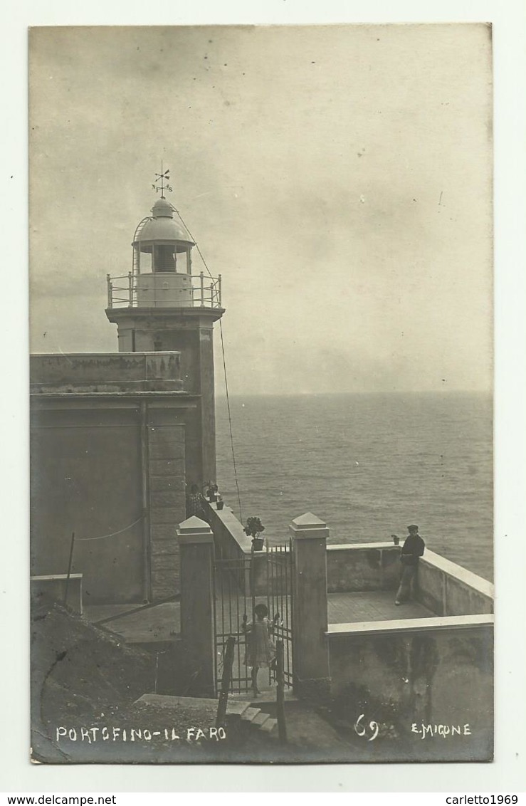 PORTOFINO - IL FARO 1911  VIAGGIATA FP - Genova (Genua)