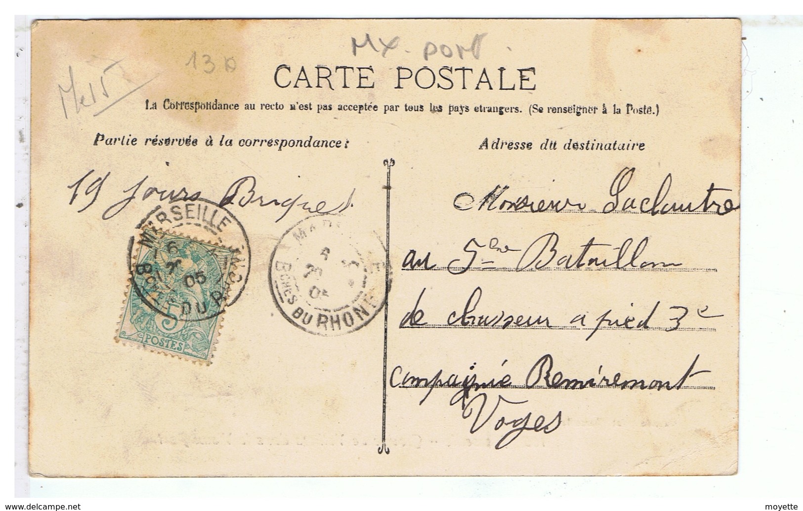 CPA-13-1906-MARSEILLE-ANIMEE-PERSONNAGES ETATTELAGES-GROUPE DE VOILLIERS DANS LE VIEUX PORT- - Vieux Port, Saint Victor, Le Panier