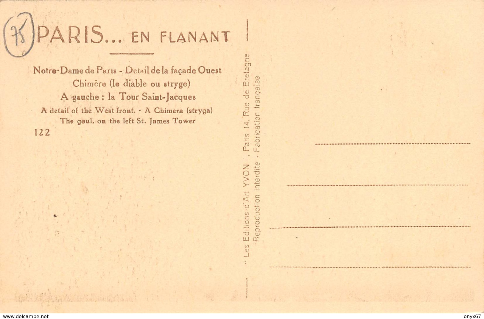 Carte Postale PARIS (75) Cathédrale Notre-Dame 1163-1260 Flèche Tombée Le 15-04-2019-GARGOUILLE -Eglise-Religion - Kerken