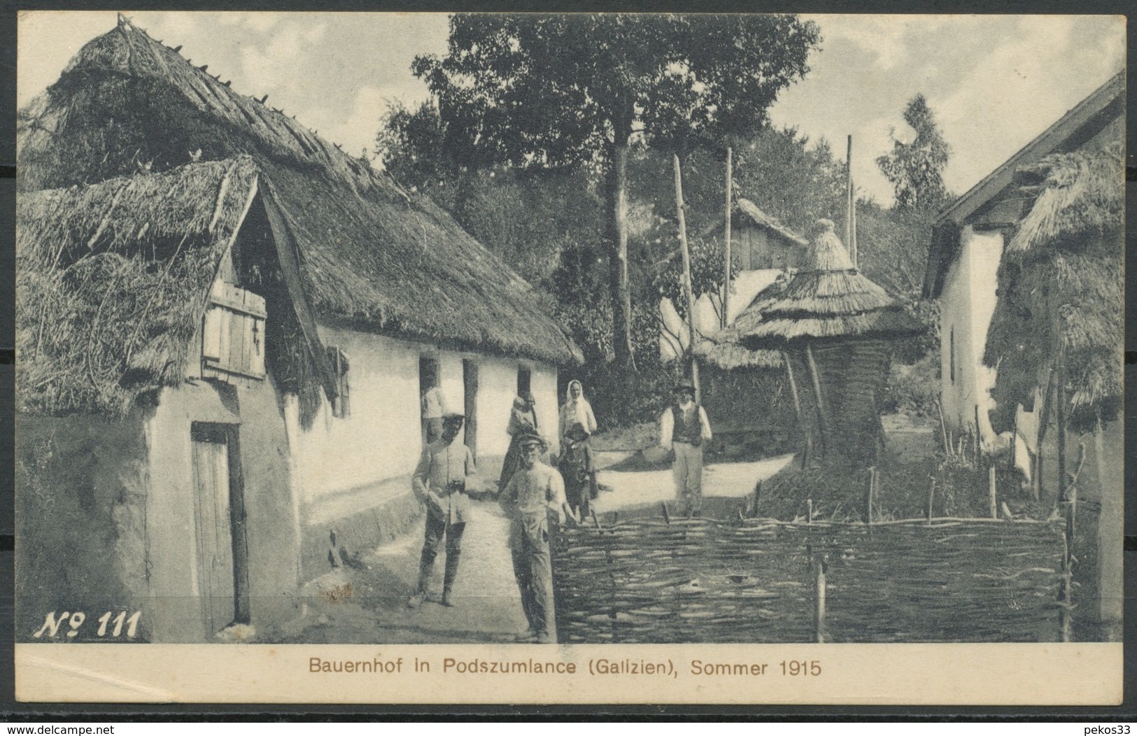 Ansichtskarten -  Bauernhof In PODSZUMLANCE (Galizien). Sommer - Pologne