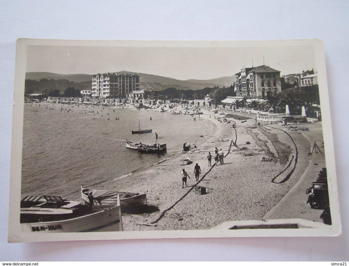 CARTE POSTALE LE LAVANDOU LA PLAGE - Le Lavandou