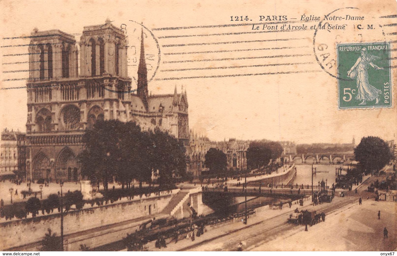 Carte Postale PARIS (75) Cathédrale Notre-Dame 1163-1260 Flèche Tombée Le 15-04-2019 -Eglise-Religion - Kerken