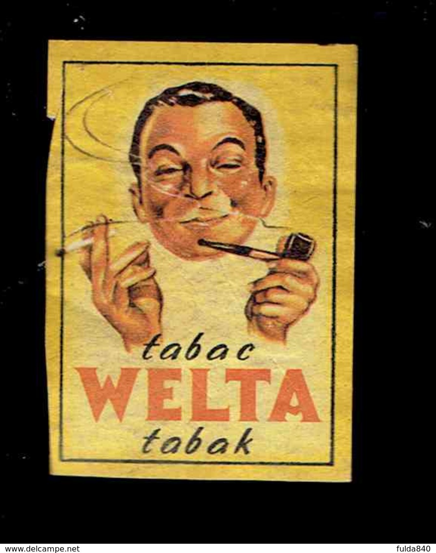 *TABAC - WELTA*  ."Etiquètte Boite D'Allumette / Label Matchboxe" - Boites D'allumettes - Etiquettes