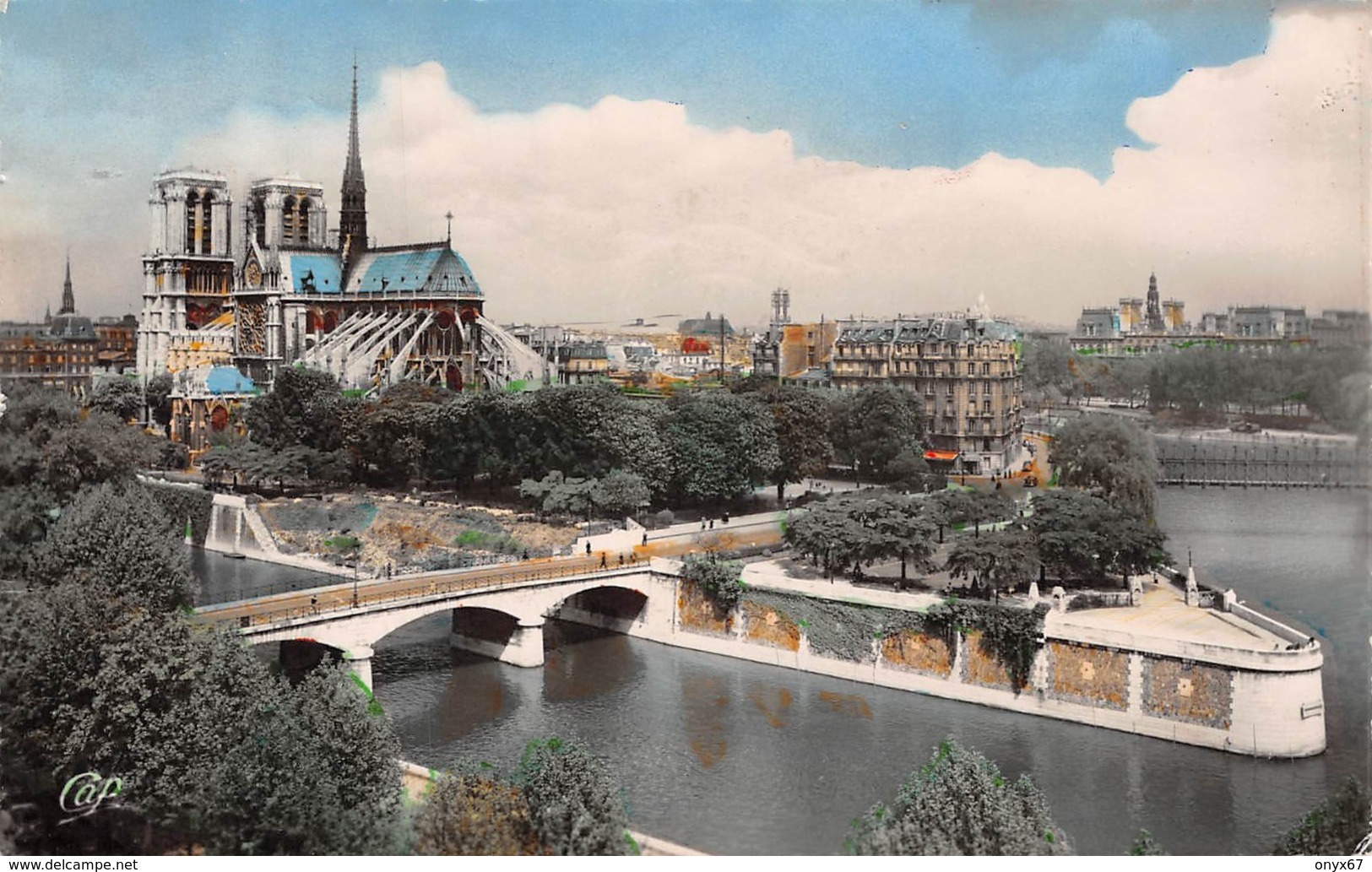 Carte Postale PARIS (75) Cathédrale Notre-Dame 1163-1260 Flèche Tombée Le 15-04-2019 -Eglise-Religion - Kerken