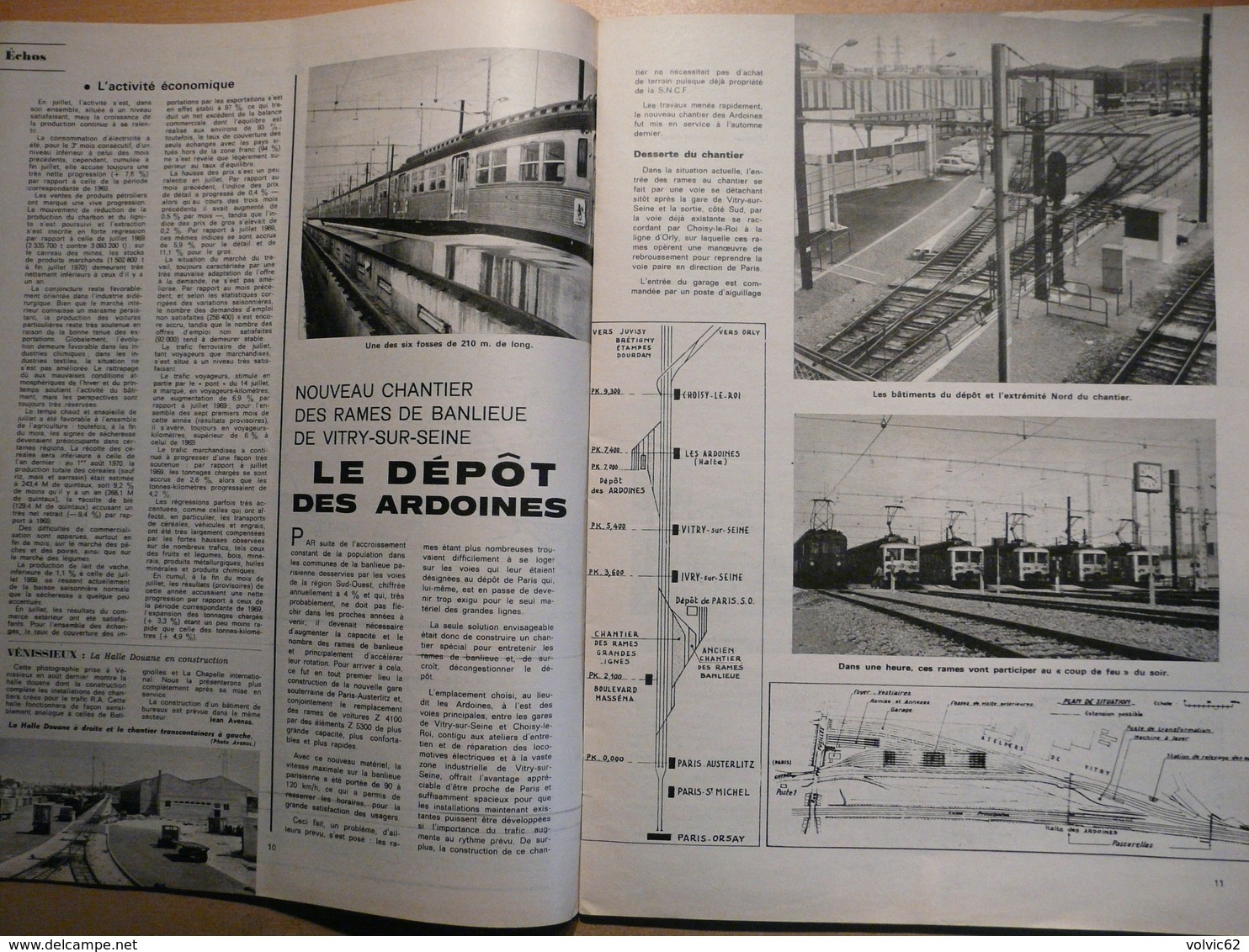 Vie Du Rail 1259 1970 Montigny Les Metz Depot Ardoines Vitry Sur Seine Feverges Tence Vivarais  Curé Teddy Boston Cadeby - Trains