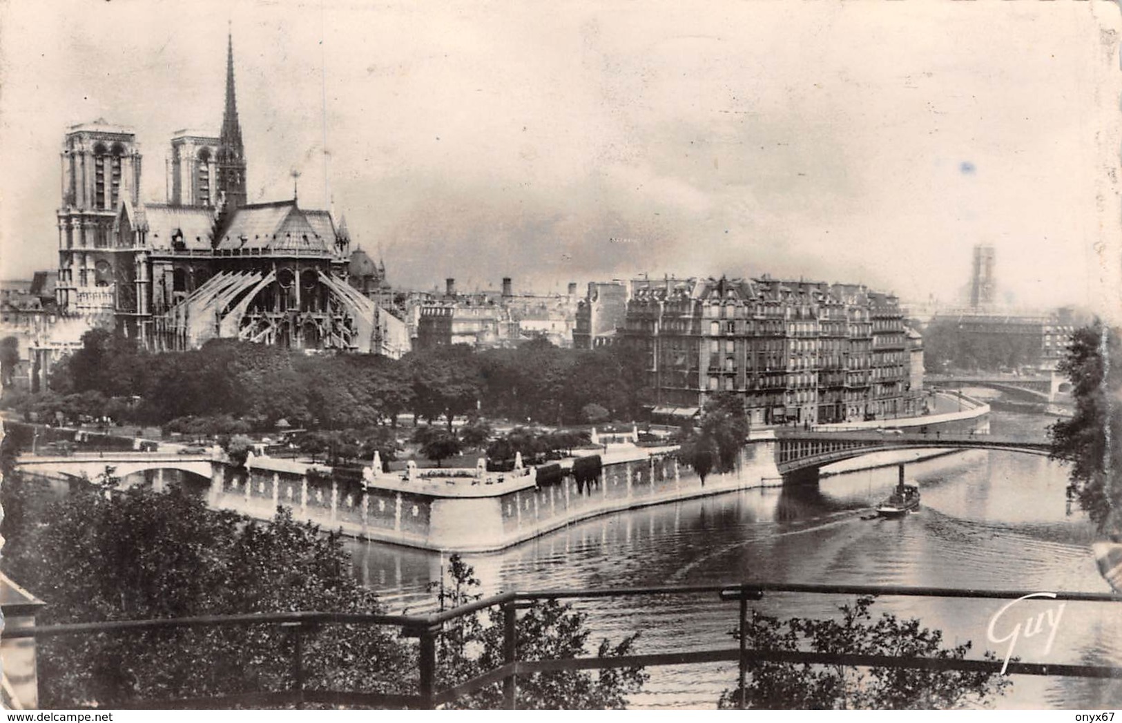 Carte Postale PARIS (75) Cathédrale Notre-Dame 1163-1260 Flèche Tombée Le 15-04-2019 -Eglise-Religion - Eglises