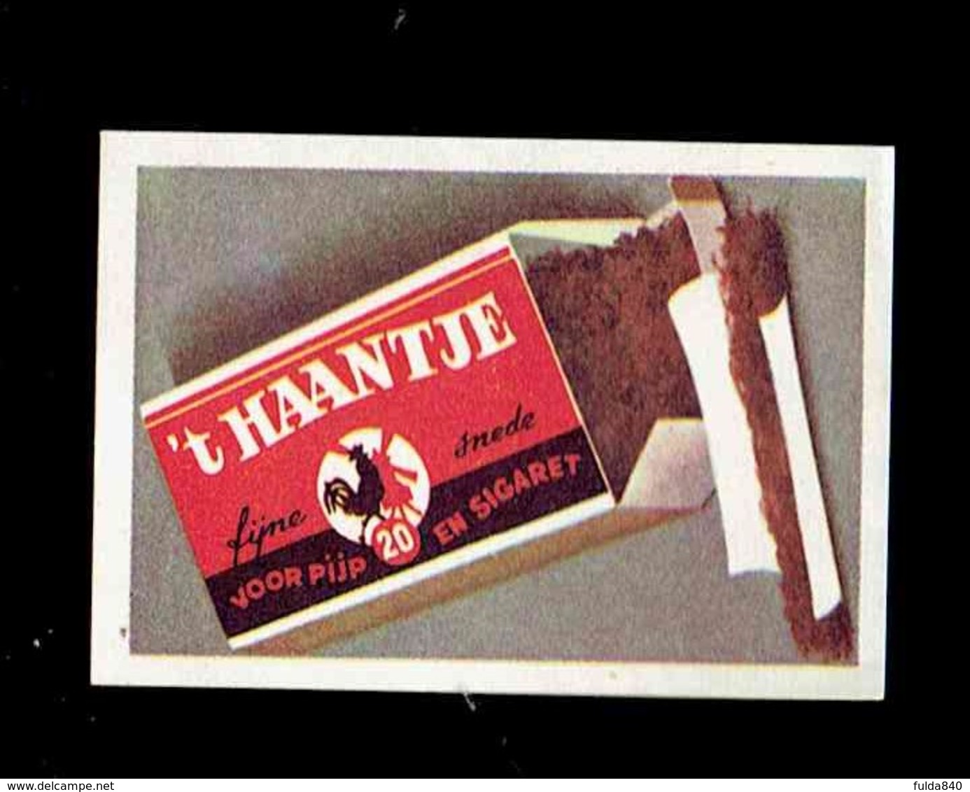 *TABAC - T HAANTJE*  ." étiquette Boite D'Allumette / Label Matchboxe" - Boites D'allumettes - Etiquettes