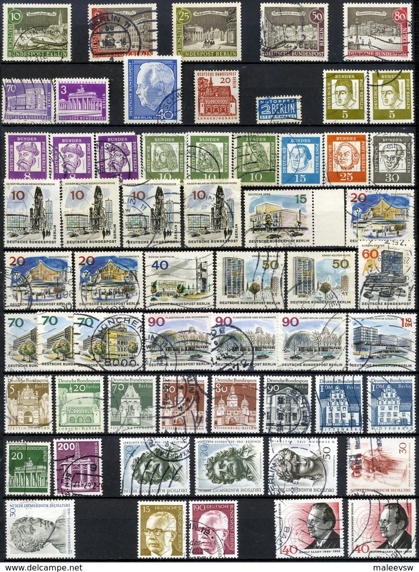 Berlin Has Many Interesting Postage Stamps 3 Photos - Mezclas (max 999 Sellos)