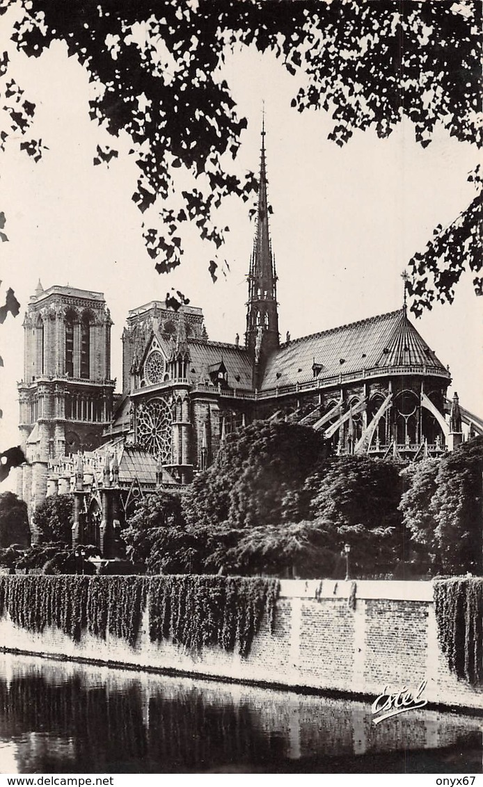 Carte Postale PARIS (75) Cathédrale Notre-Dame 1163-1260 Flèche Tombée Le 15-04-2019 -Eglise-Religion - Kerken