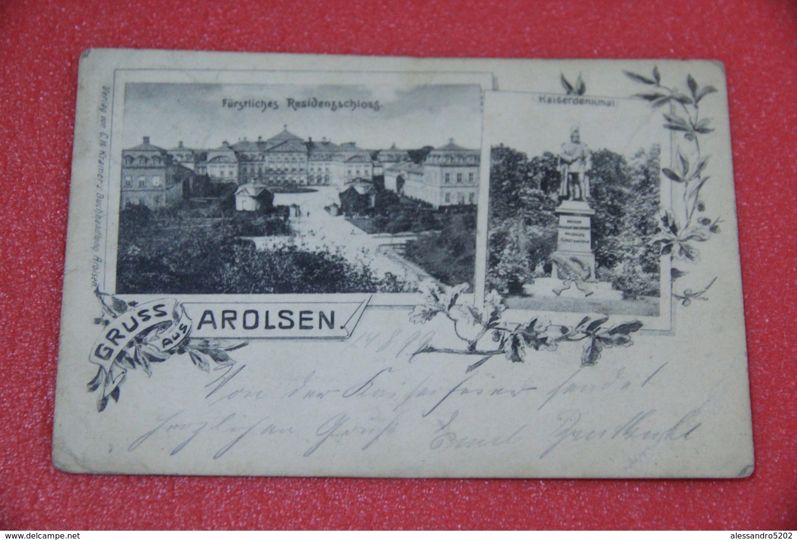 Hessen Arolsen Gruss 1899 - Other & Unclassified