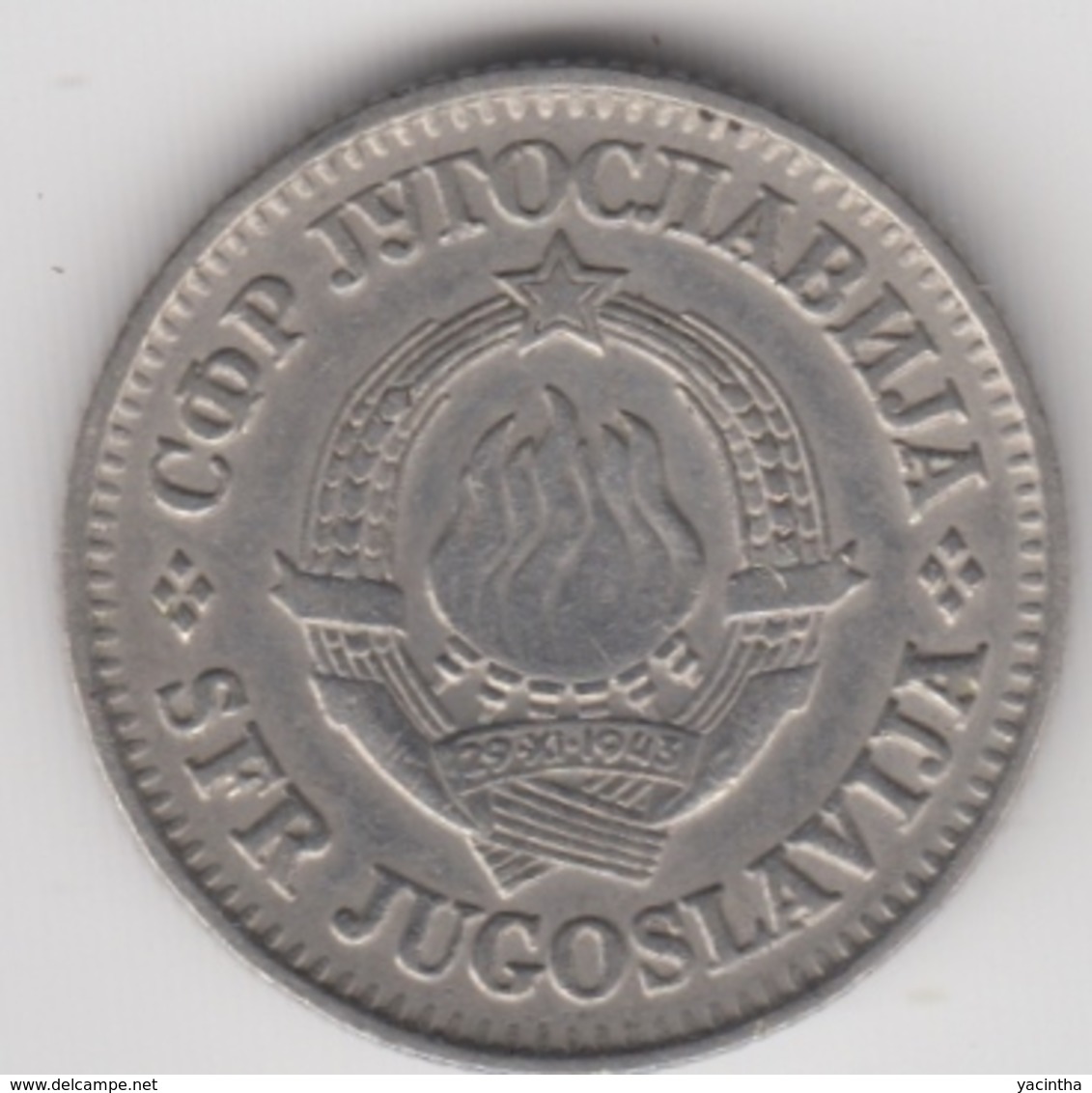 @Y@   Joegoslavië  1 Dinar  1968          (4694) - Joegoslavië