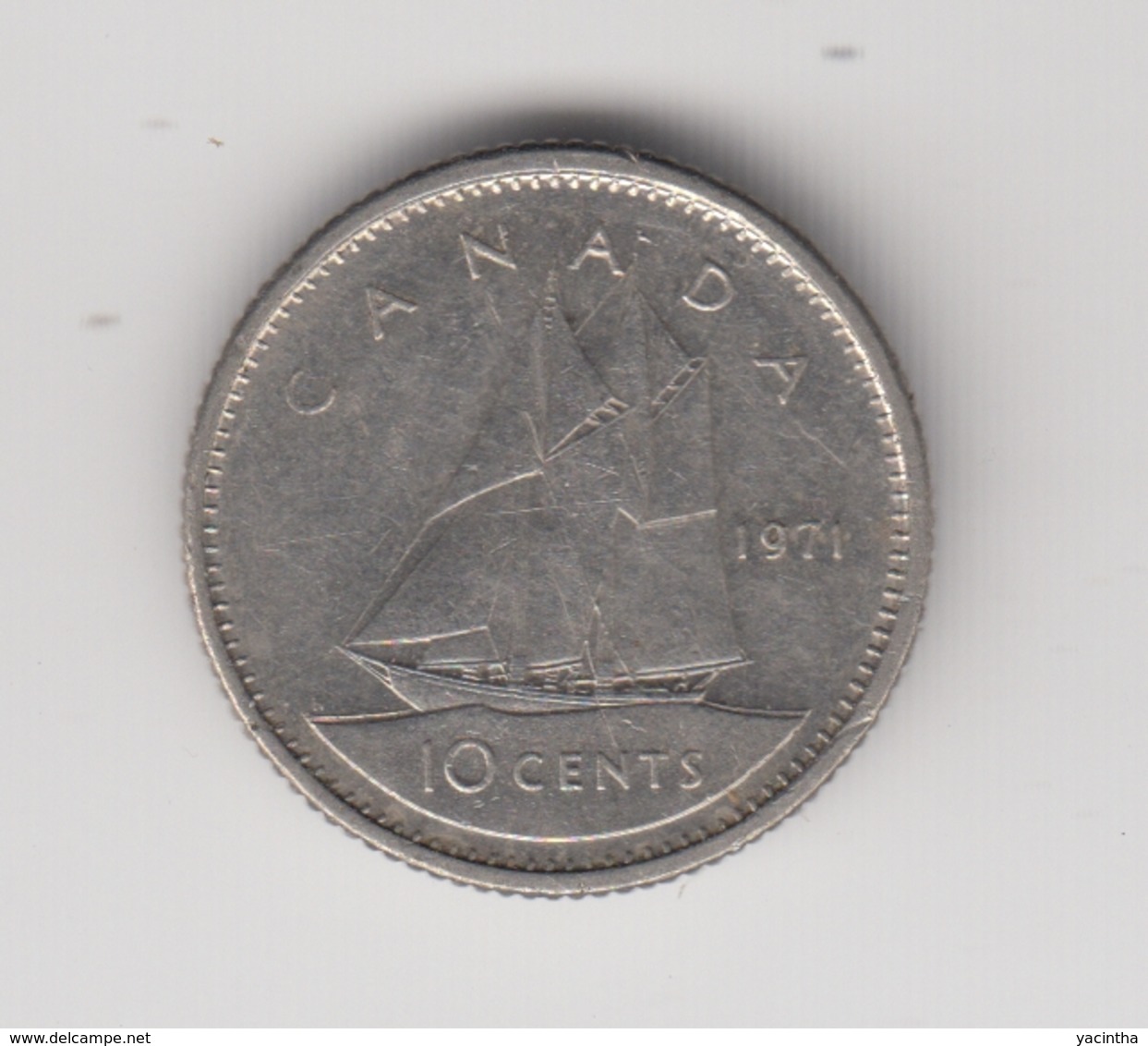 @Y@    Canada    10 Cents  1971    (4470) - Canada