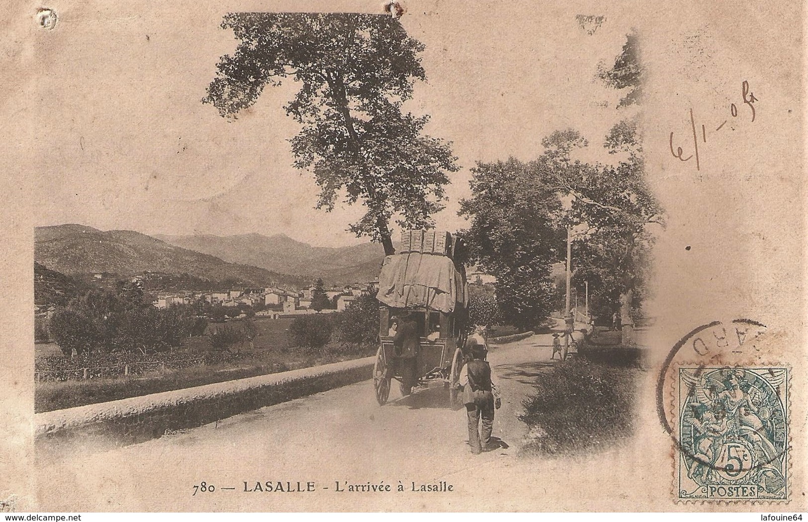 LASALLE - Voiture Diligence - Entrée Du Village - Other & Unclassified