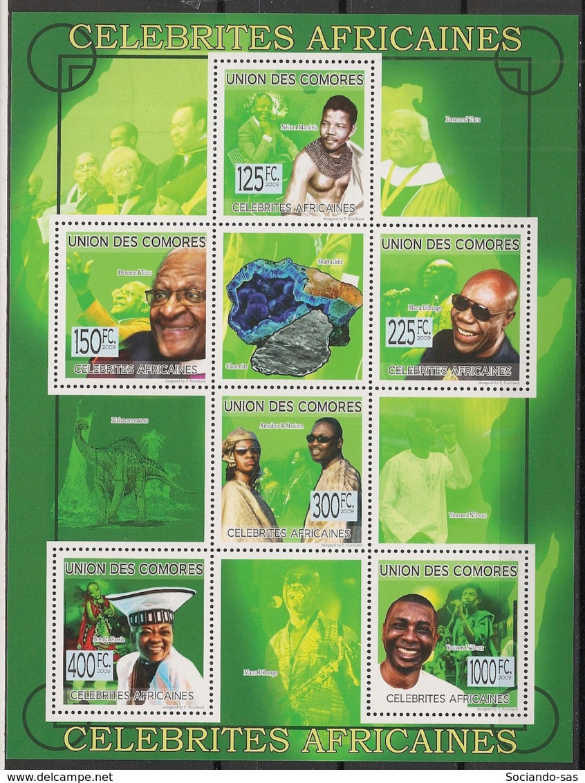 Comores - 2009 - N°Yv. 1547 à 1552 - Mandela - Neuf Luxe ** / MNH / Postfrisch - Altri & Non Classificati