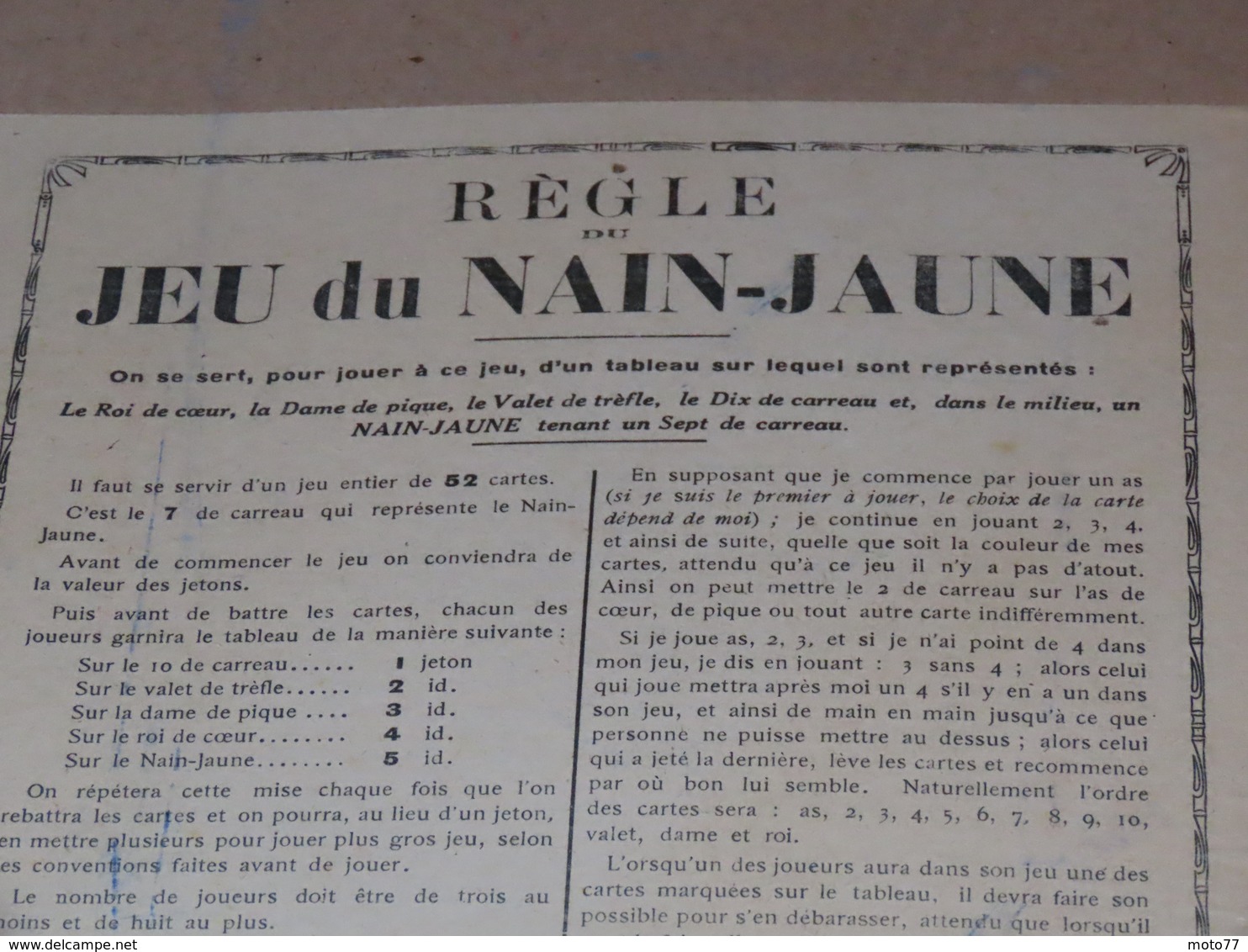 BOITE DE JEUX De SOCIÉTÉ Ancienne - état NEUF , Jamais Utilisé - Nain Jaune , Dominos , 7 Familles , Oie , Puce , Cartes - Other & Unclassified