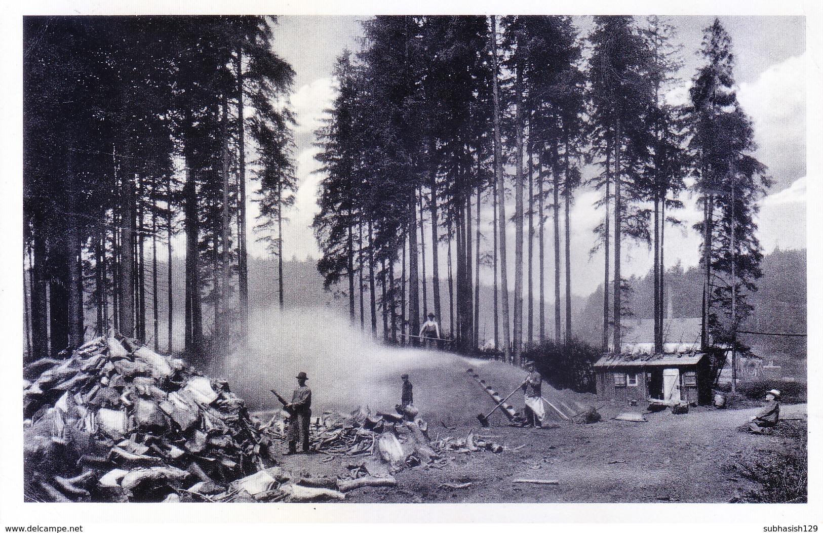 GERMANY, FEDERAL REPUBLIC : ORIGINAL PHOTO PICTURE POST CARD : SPECIAL SLOGAN CANCELLATION : YEAR - 1962 : KOHLENMELLER - Covers & Documents