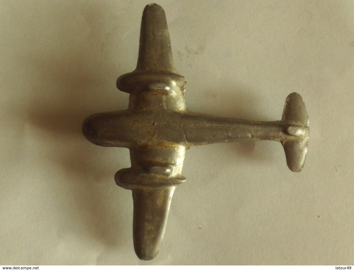 Jouet Ancien Avion  7.5 X Ailes 8 Cm En Metal - Toy Memorabilia
