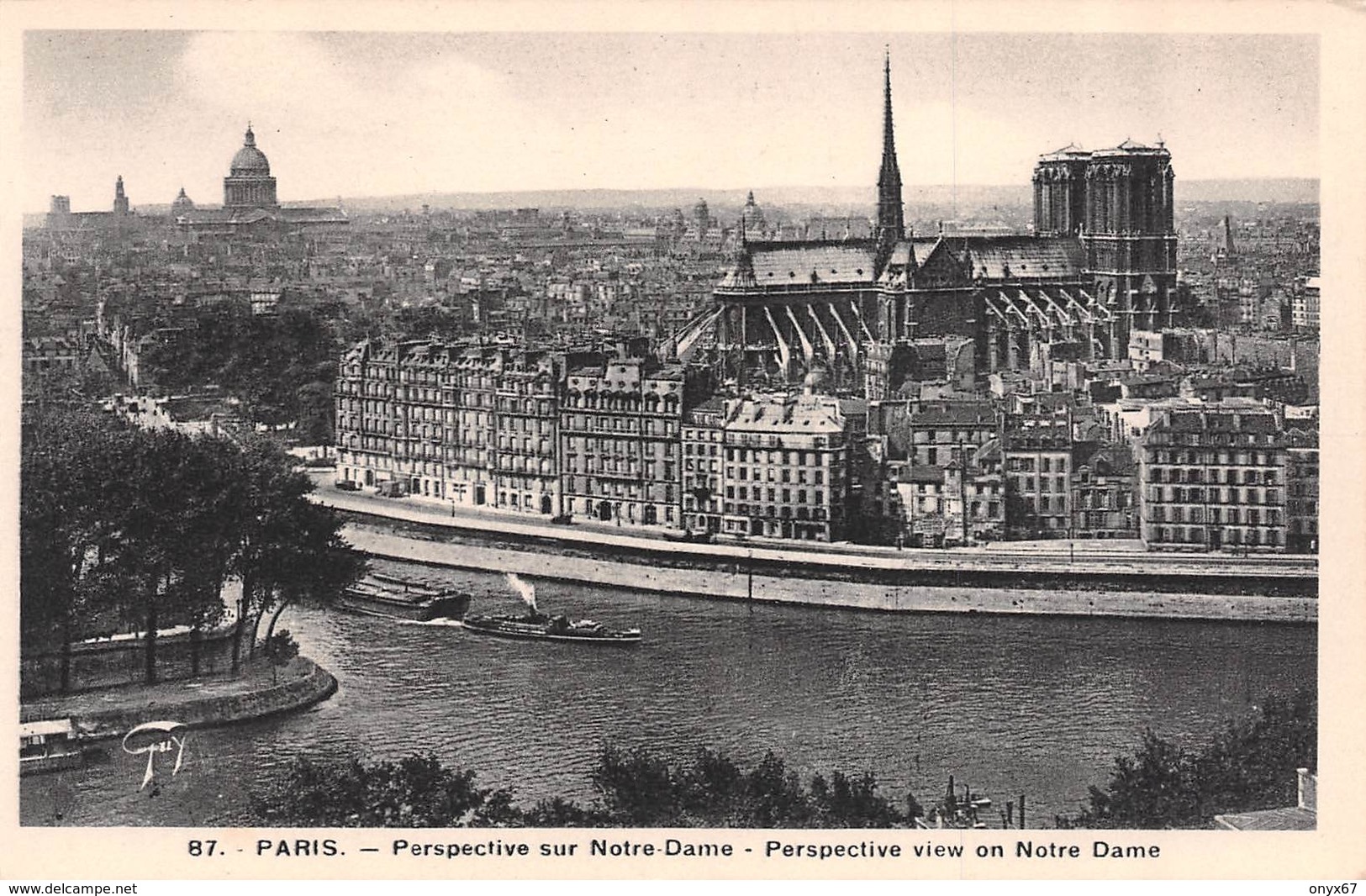 Carte Postale PARIS (75) Cathédrale Notre-Dame 1163-1260 Flèche Tombée 15-04-2019-Religion-Eglise - Kerken