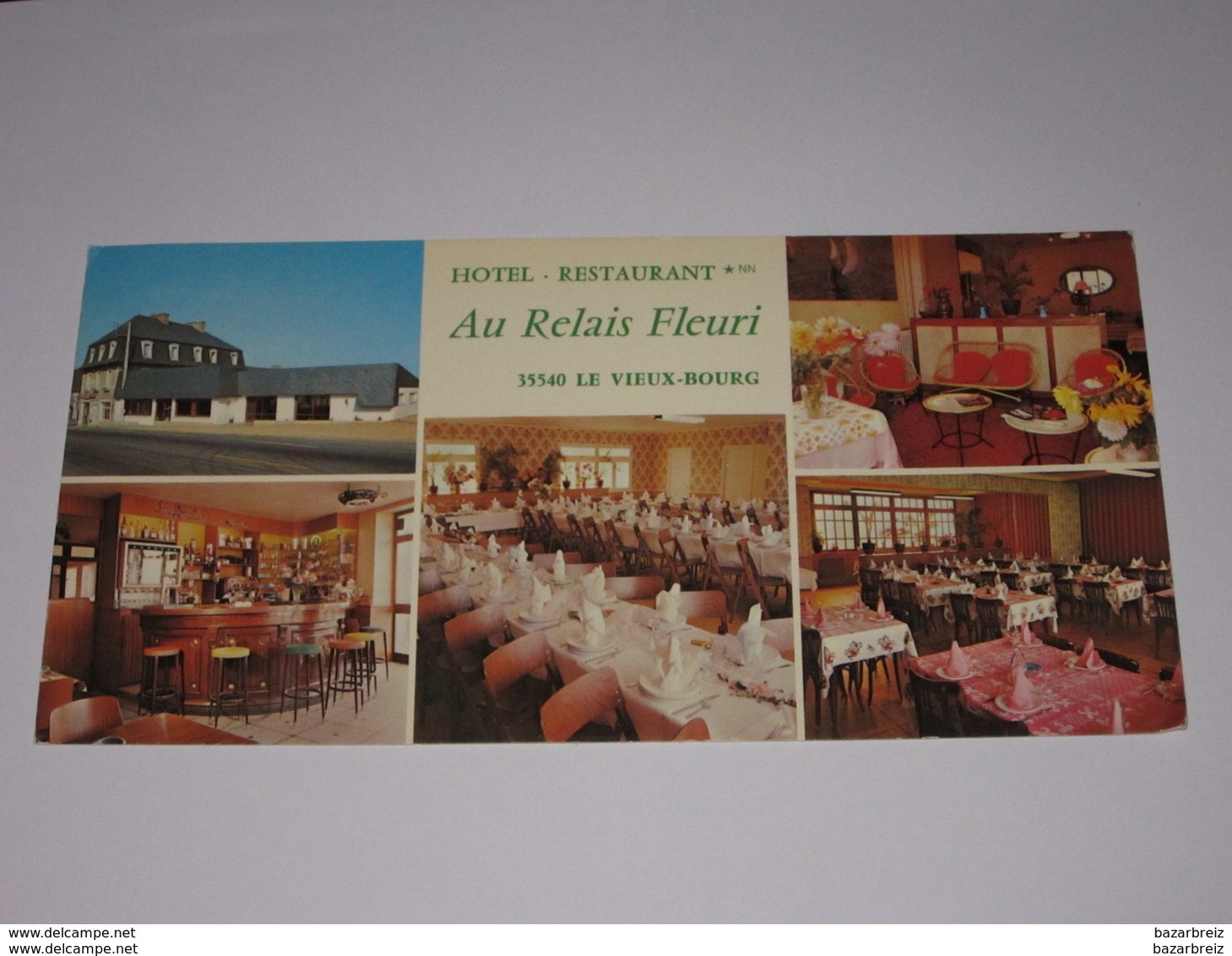 Refboite84    - Hotel Restaurant Au Relais Fleuri Le Vieux Bourg Miniac Morvan - Sonstige & Ohne Zuordnung