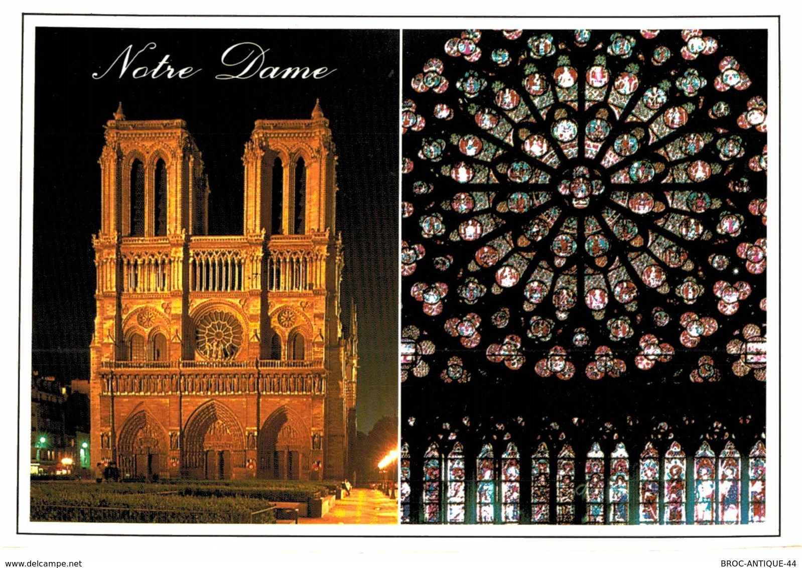 LOT N°157 - LOT DE 500 CARTES DE NOTRE DAME DE PARIS