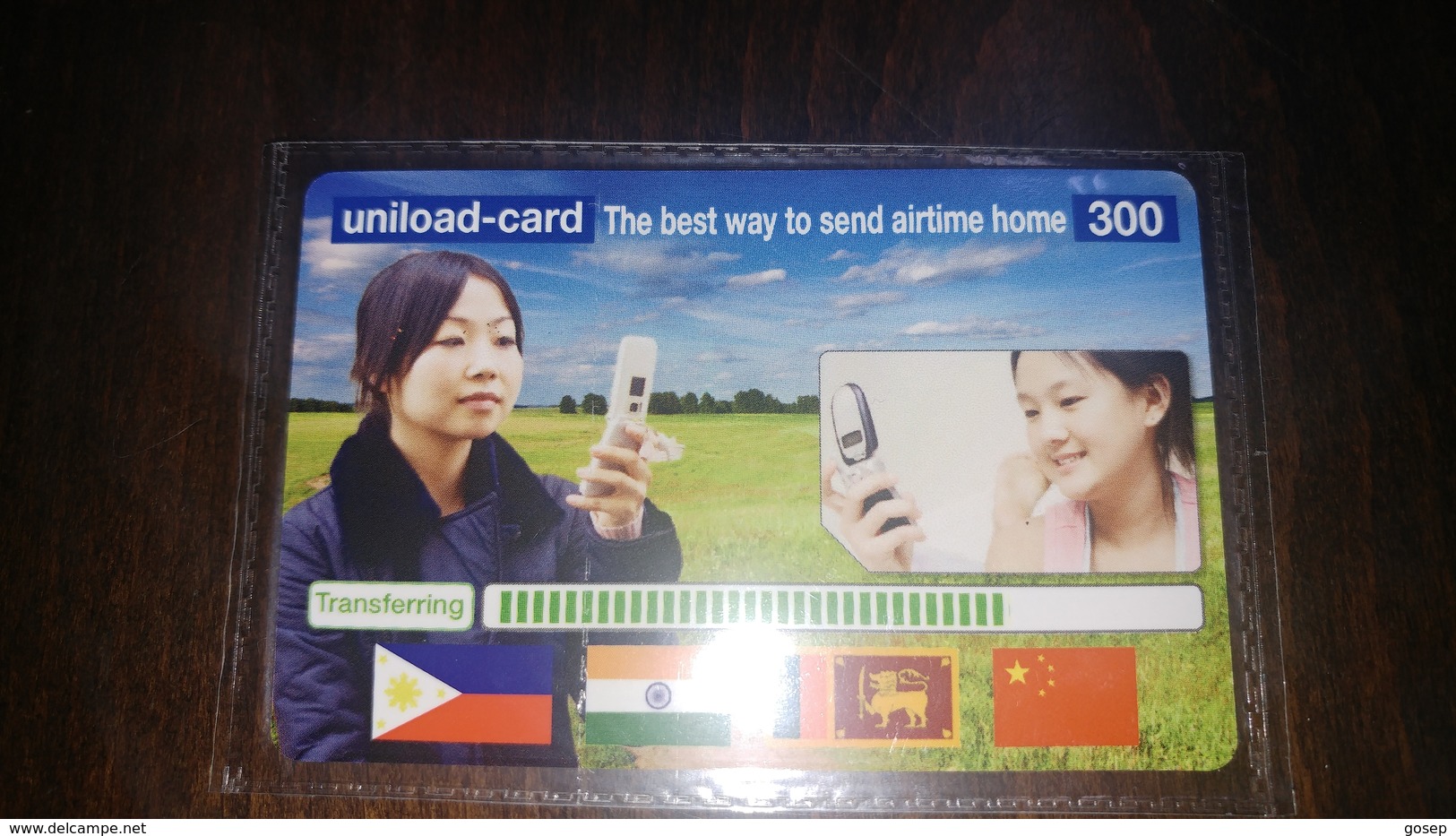 Israel-philippines-uniload Card The Best Way To Send Airtime Home-300-mint Card+1card Prepiad Free - Filipinas