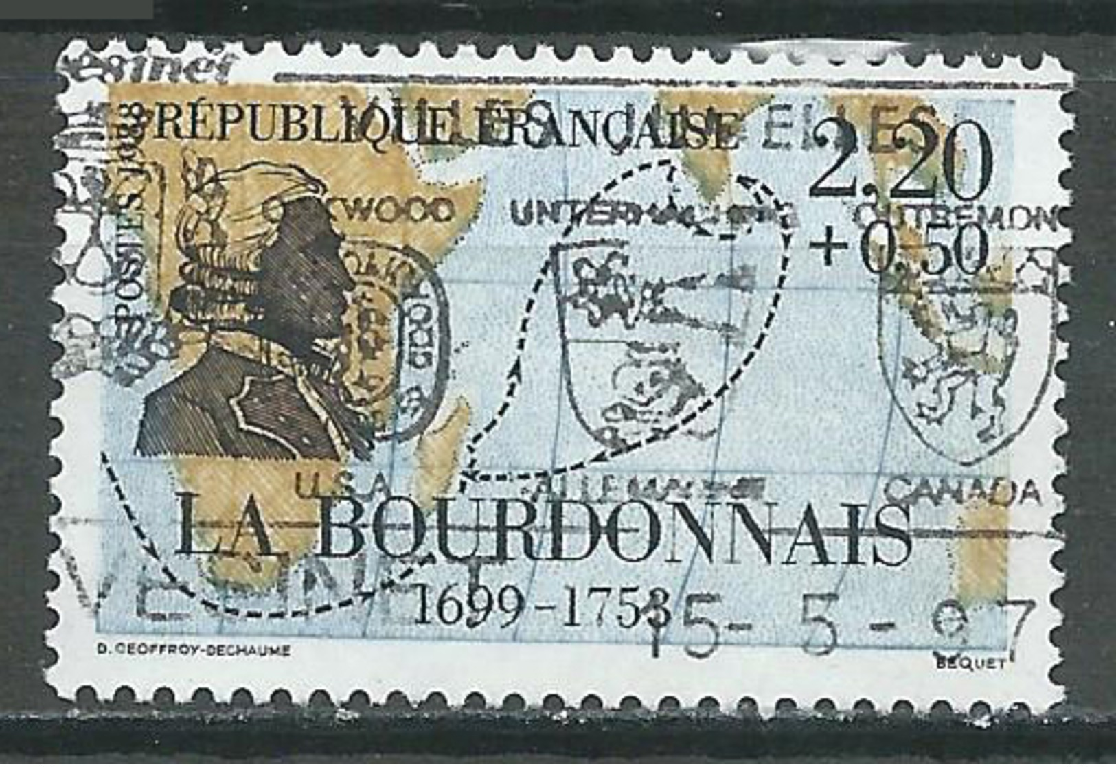 France YT N°2520 La Bourdonnais Oblitéré ° - Used Stamps