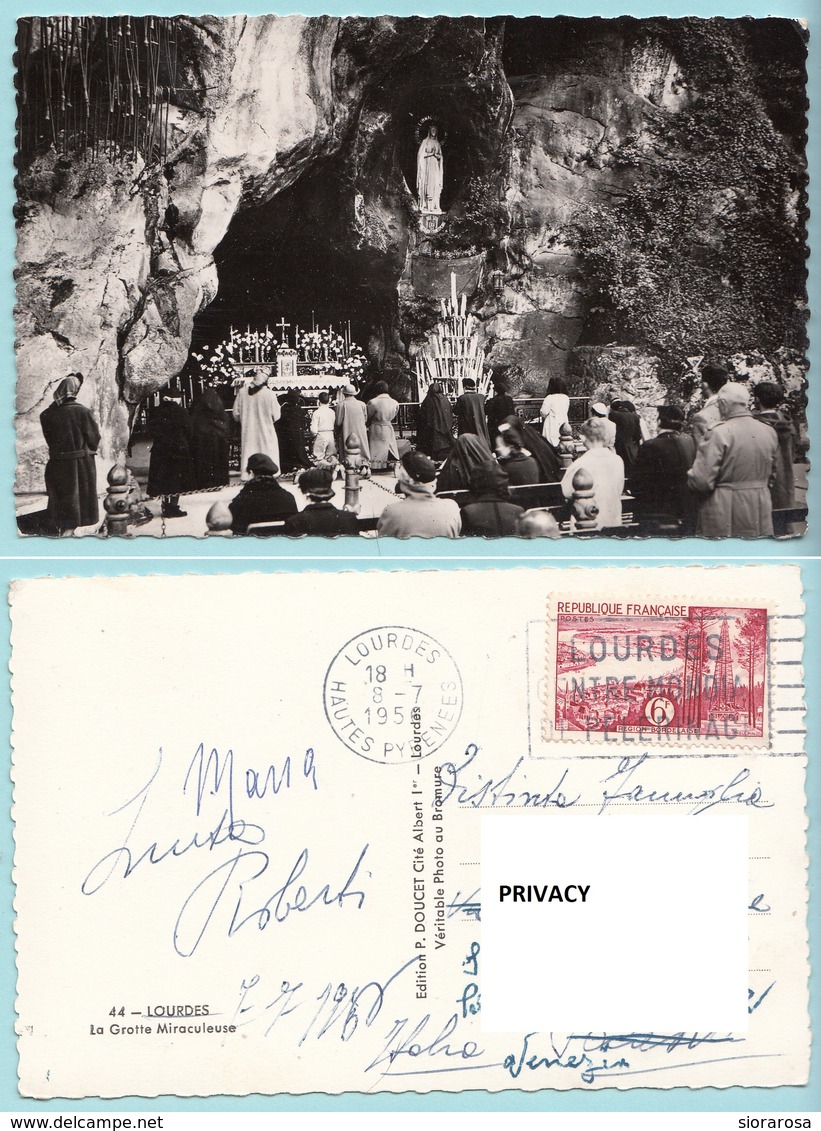 Lourdes - La Grotta Miracolosa - La Grotte Miraculeuse - Luoghi Santi