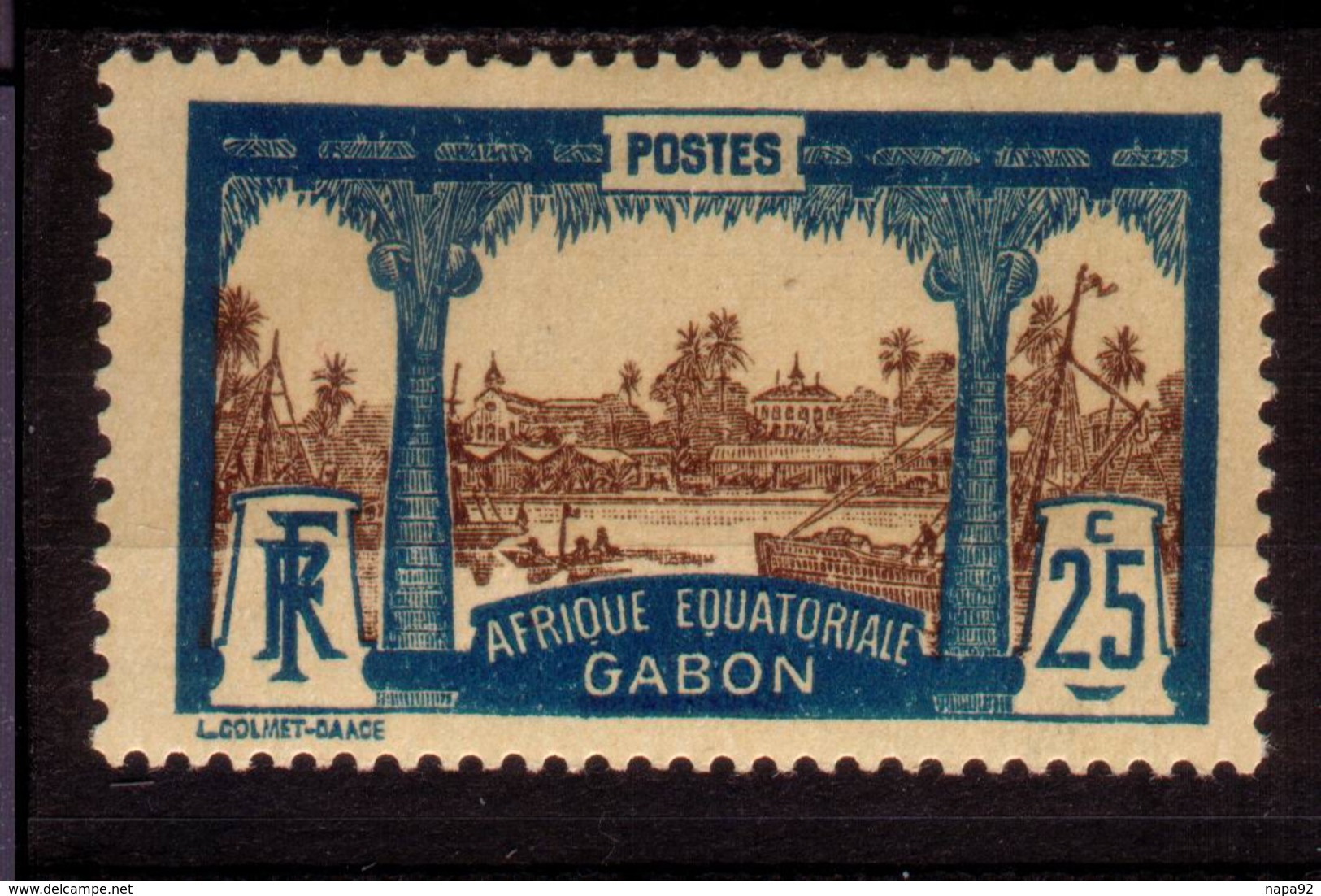 GABON 1911 YT 56** - NEUF SANS TRACE DE CHARNIERE - MNH - Unused Stamps