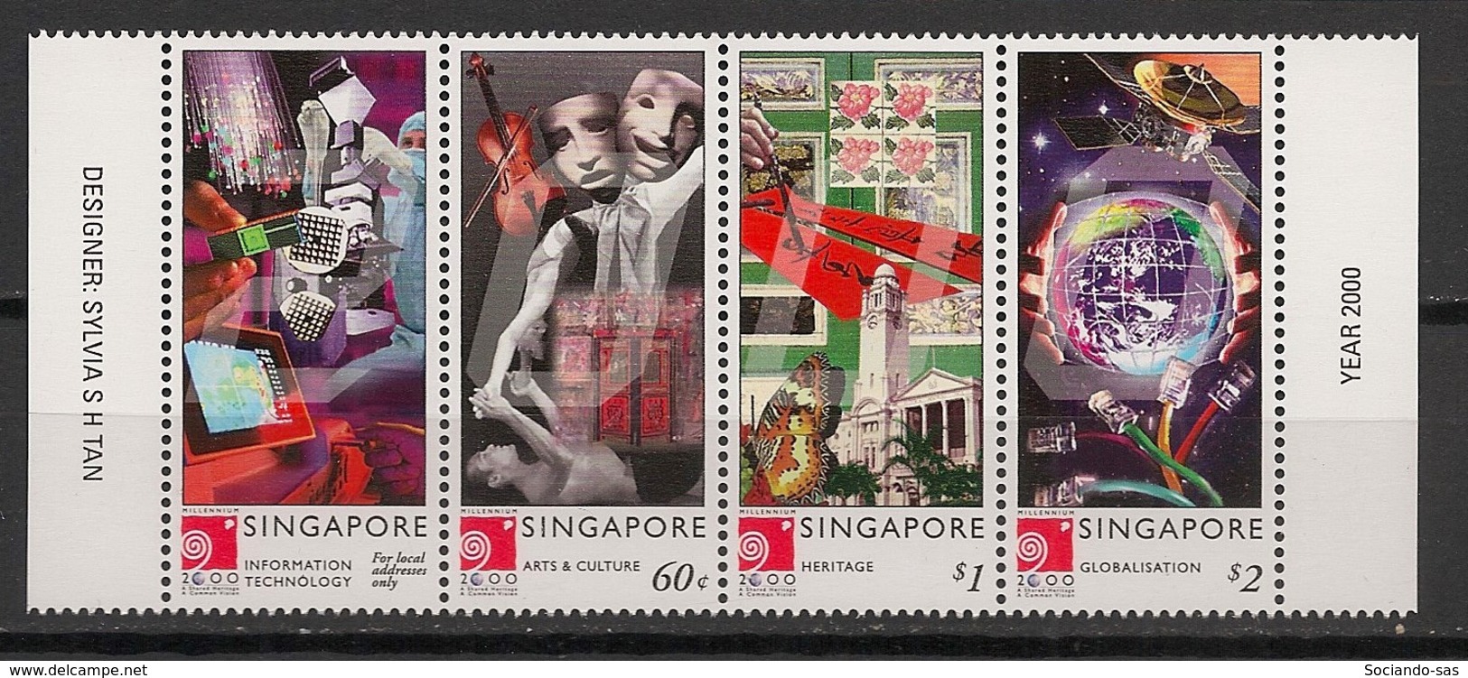 Singapore - 1999 - N°Yv. 923 à 926 - Millénaire - Neuf Luxe ** / MNH / Postfrisch - Singapore (1959-...)