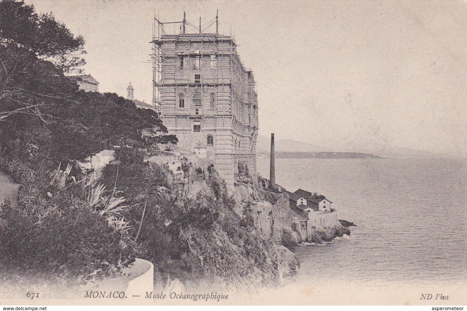 MONACO. MUSEE OCEANOGRAPHIQUE. ND PHOT. CPA CIRCA 1900s - BLEUP - Musée Océanographique