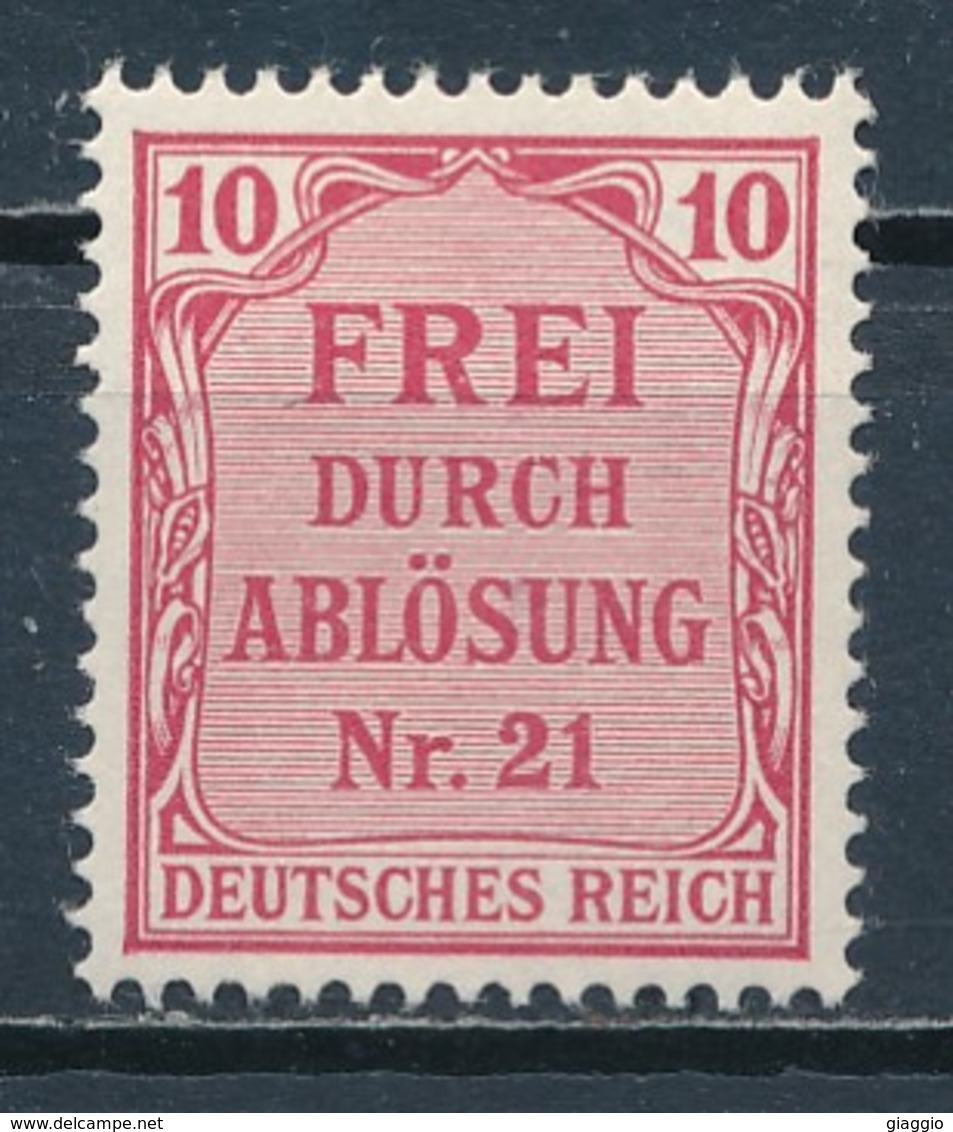 °°° GERMANY TERZO REICH - Y&T N°4 SERV. - 1903 MNH °°° - Servizio